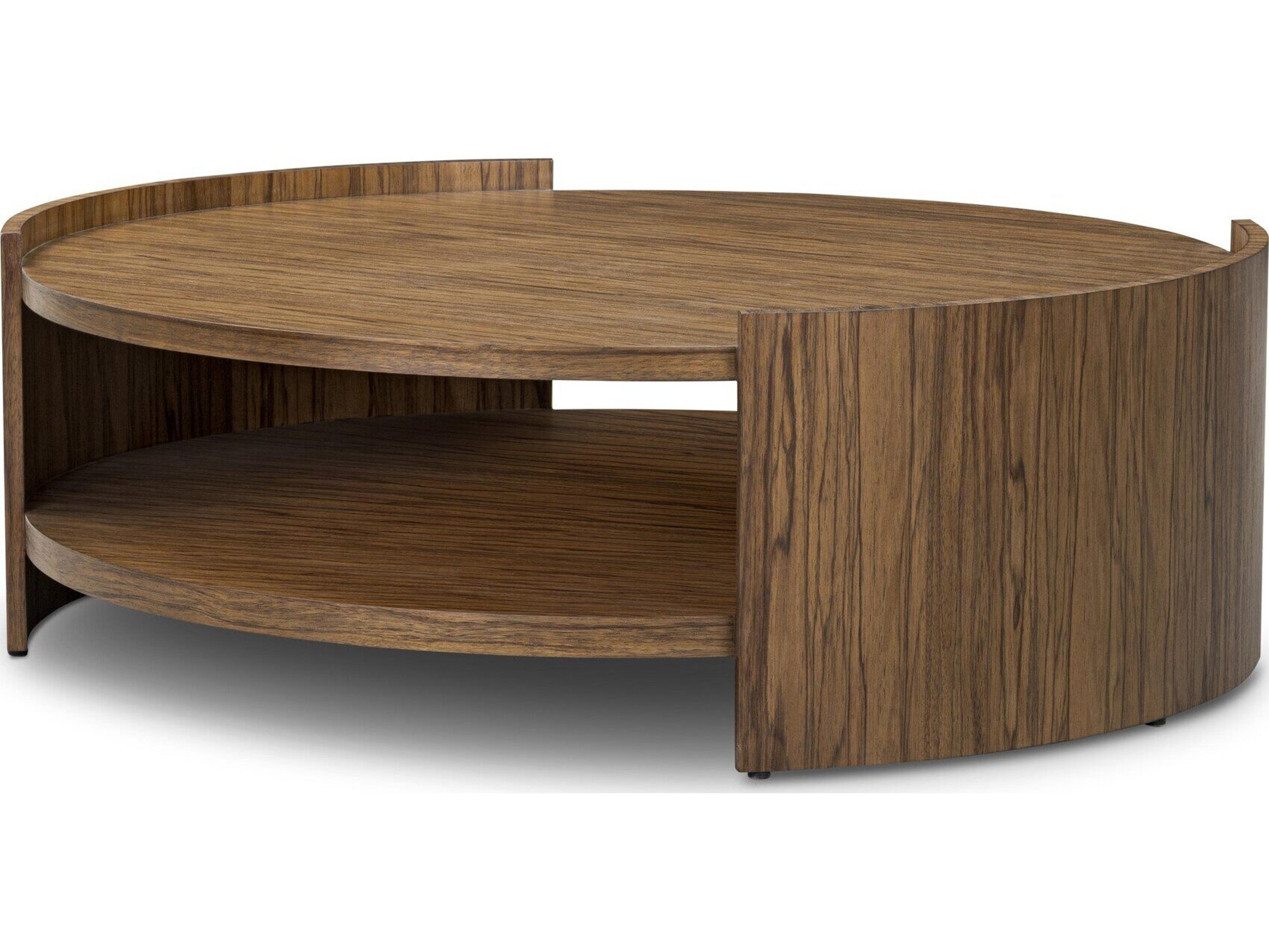Four Hands Albert Round Wood Coffee Table