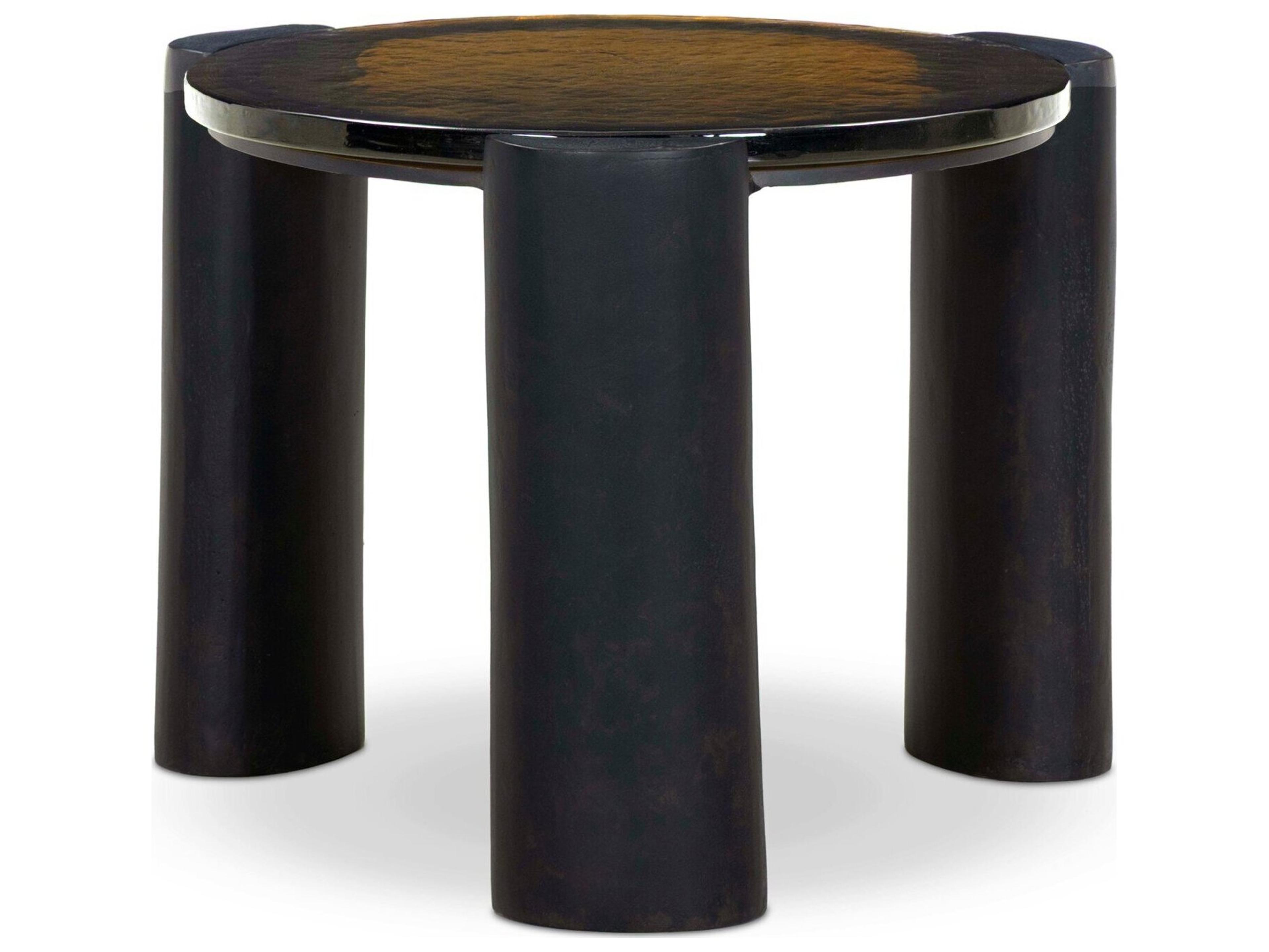 Four Hands Marlow Round Glass Coffee Table