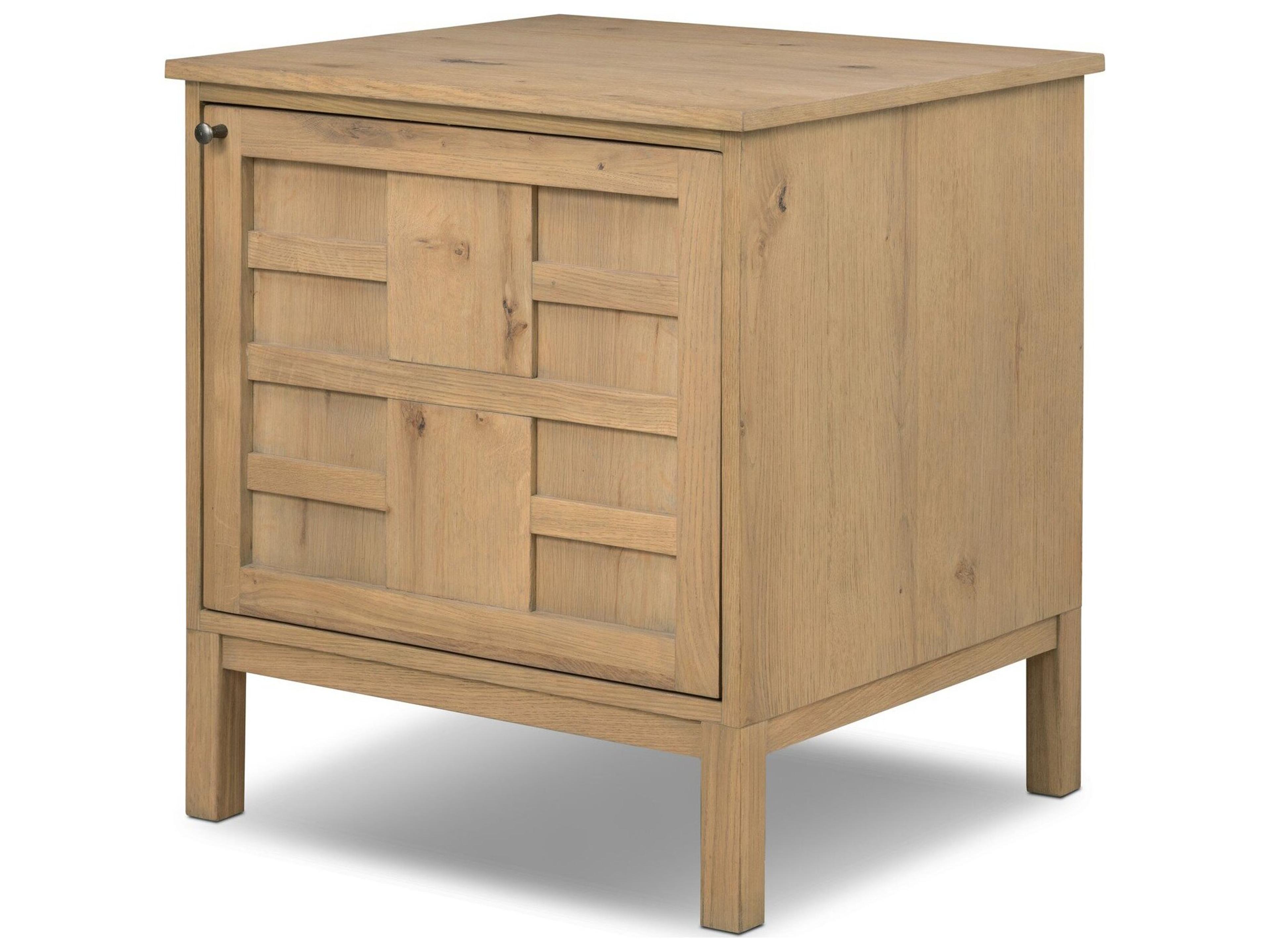 Four Hands Berman Aged Natural Oak Nightstand
