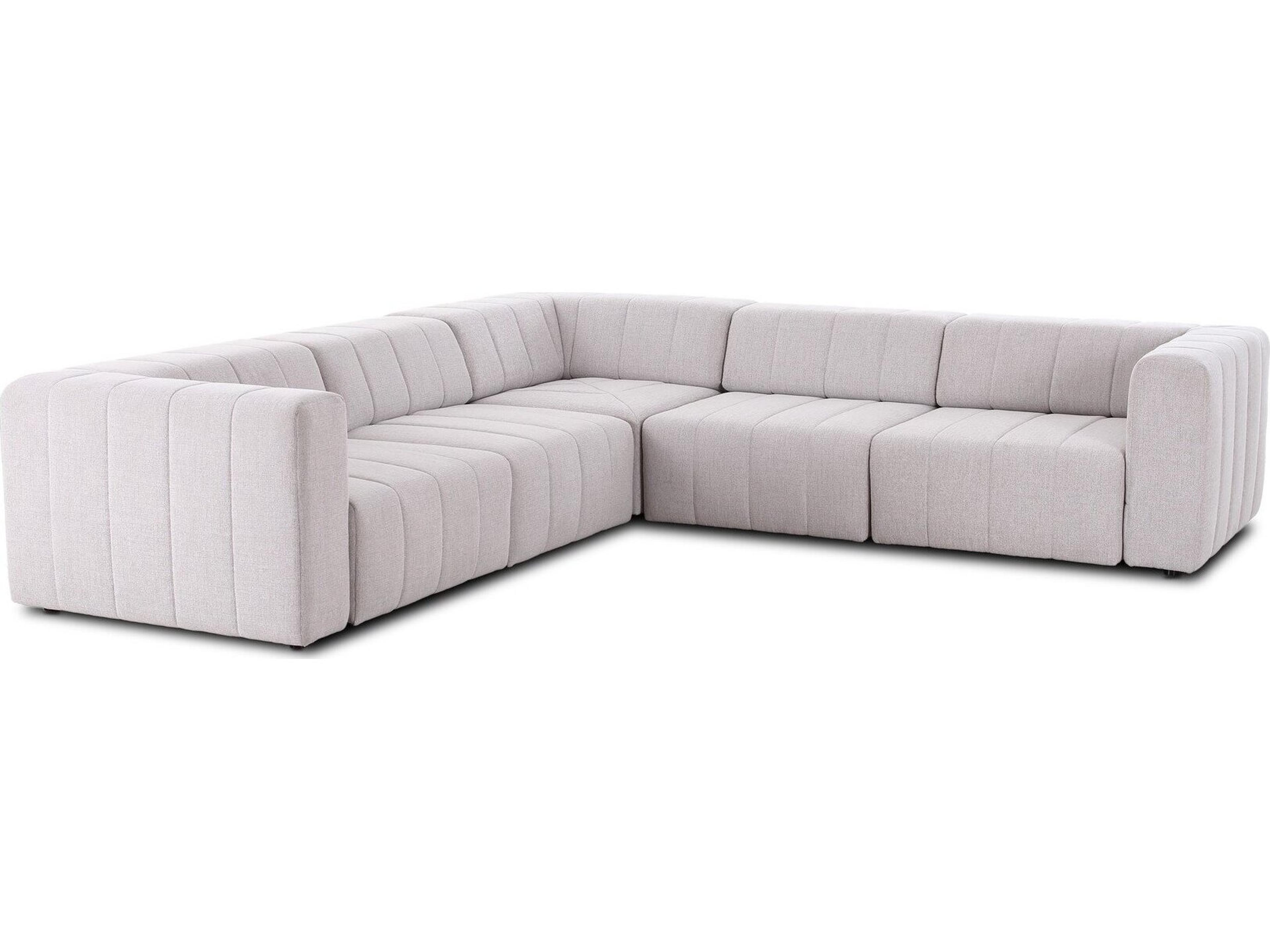 Four Hands Grayson Tan Upholstered Sectional Sofa