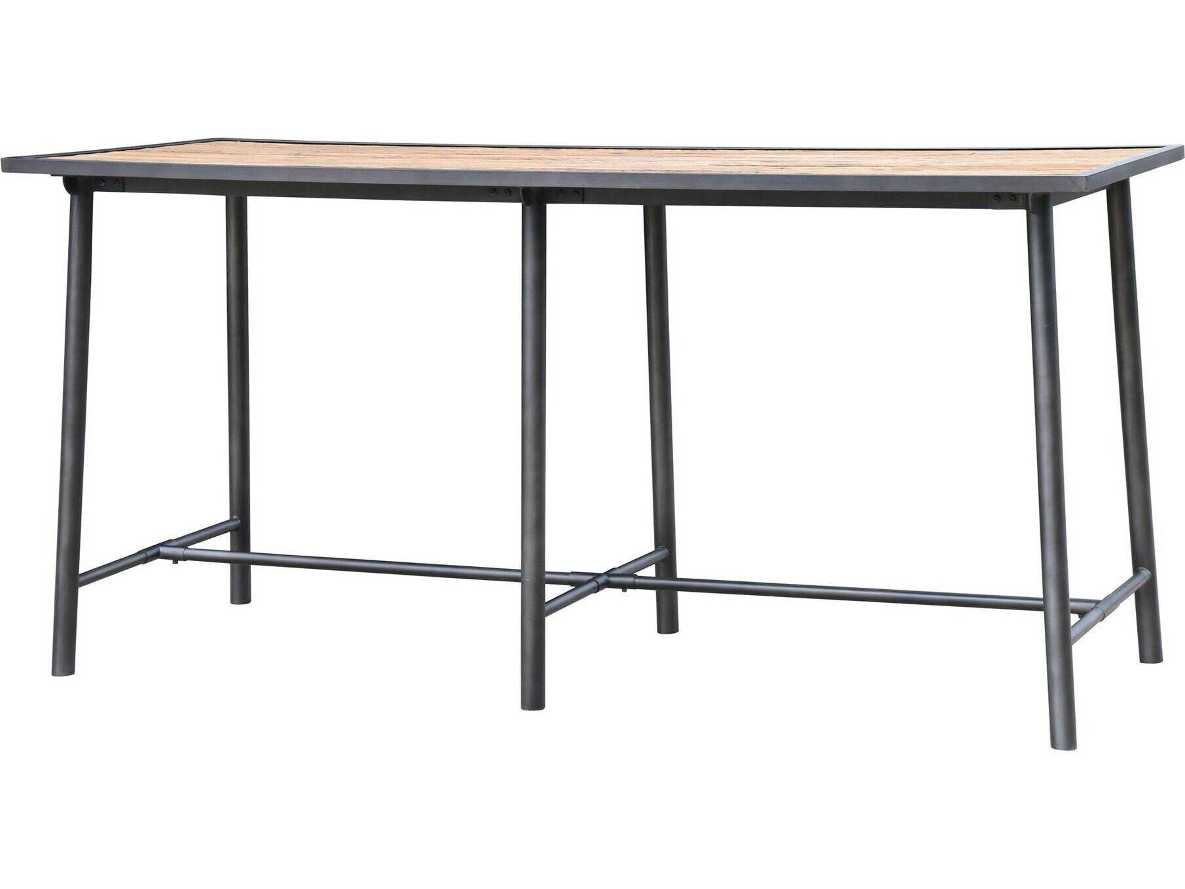 Four Hands Irondale Rectangular Wood Bar Table