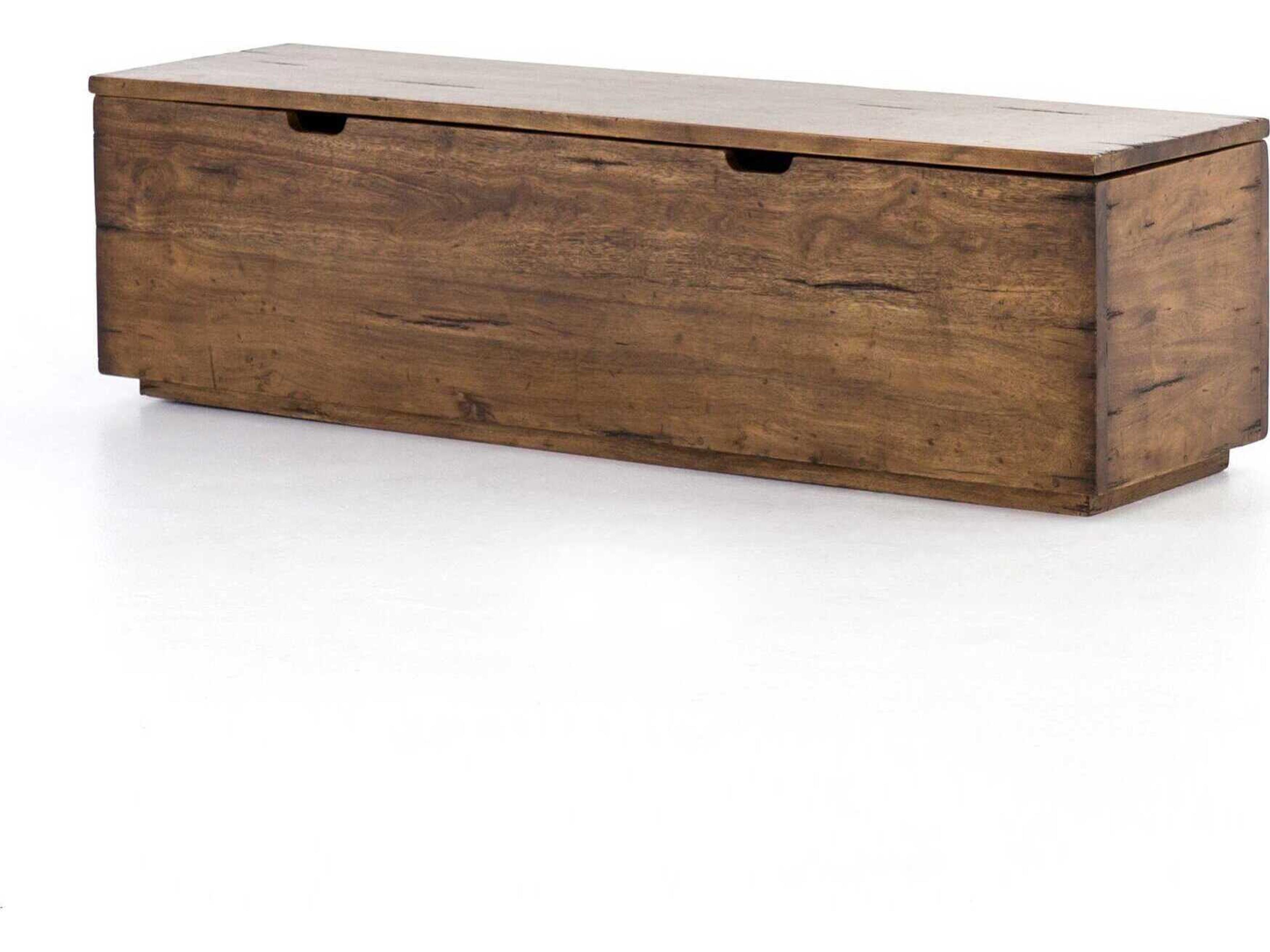Harmon Reclaimed Fruitwood Brown Storage Trunk