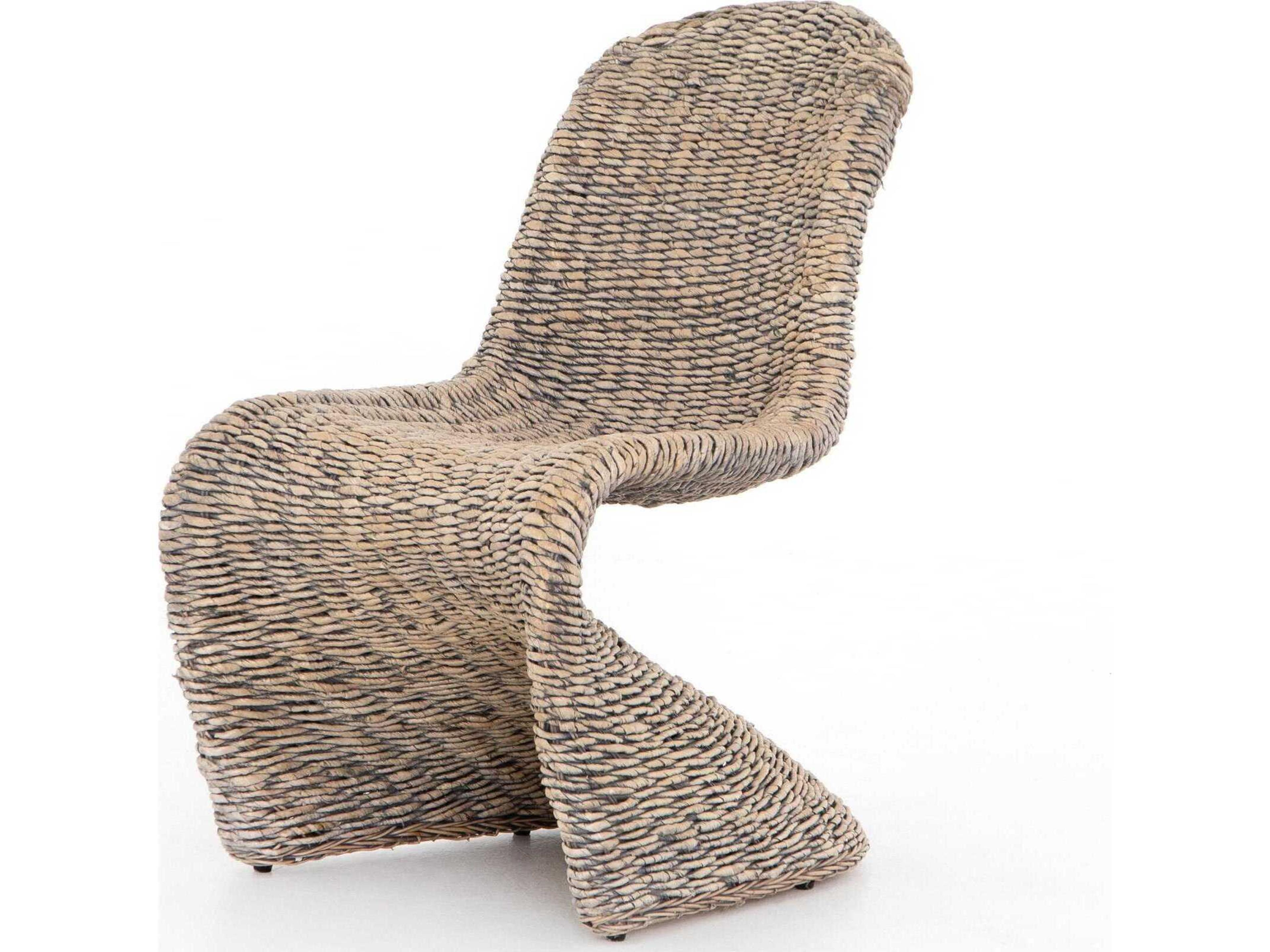 Four Hands Grass Roots Portia Gray Side Dining Chair