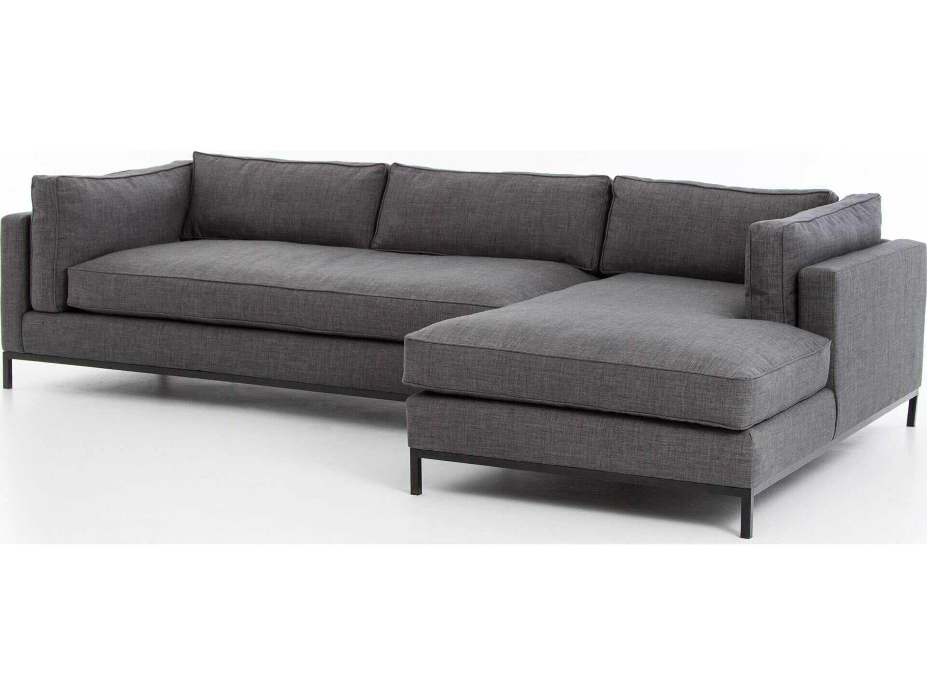 Four Hands Atelier Gray Upholstered Sectional Sofa