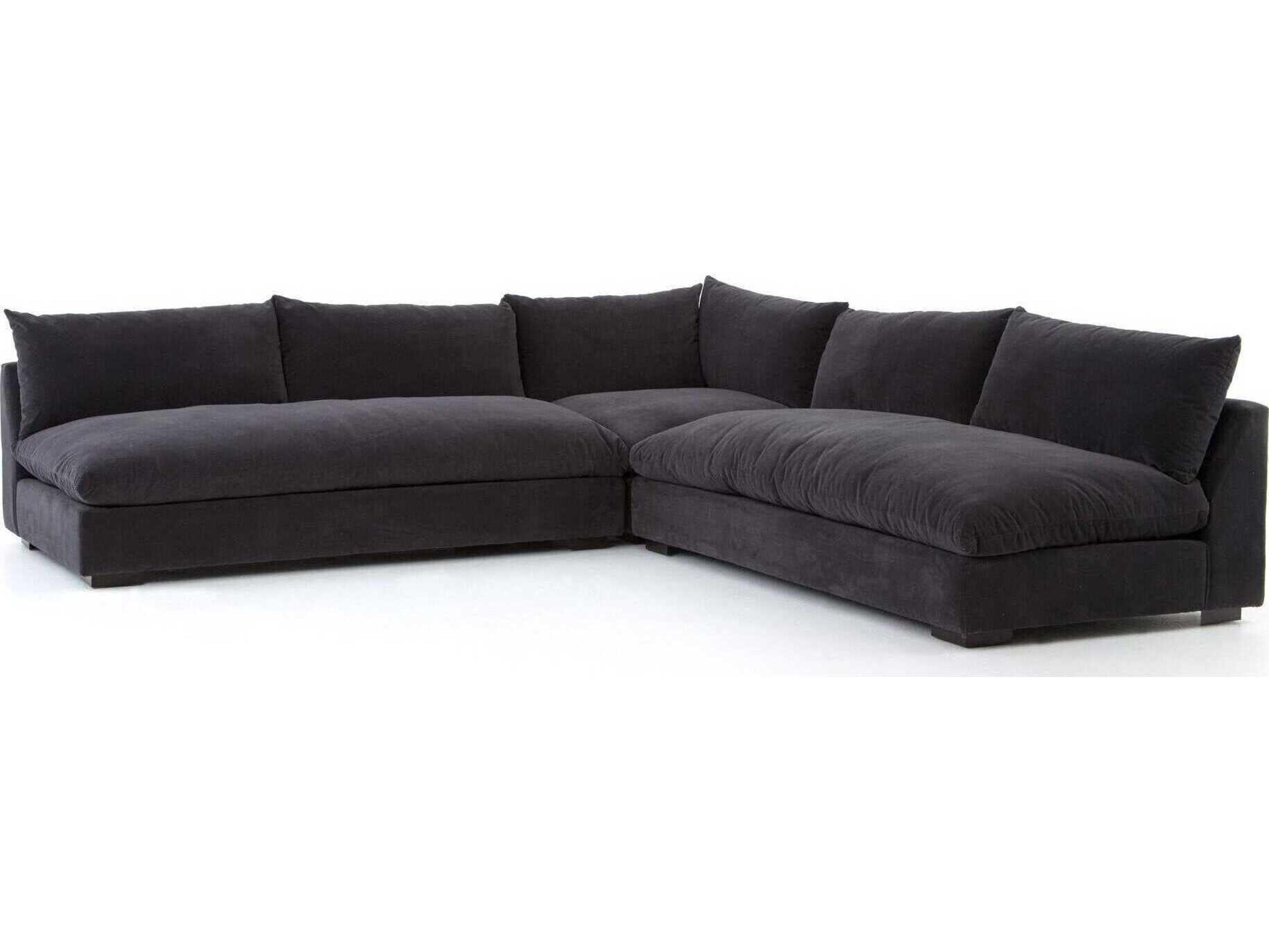Four Hands Atelier Grant Gray Upholstered Sectional Sofa