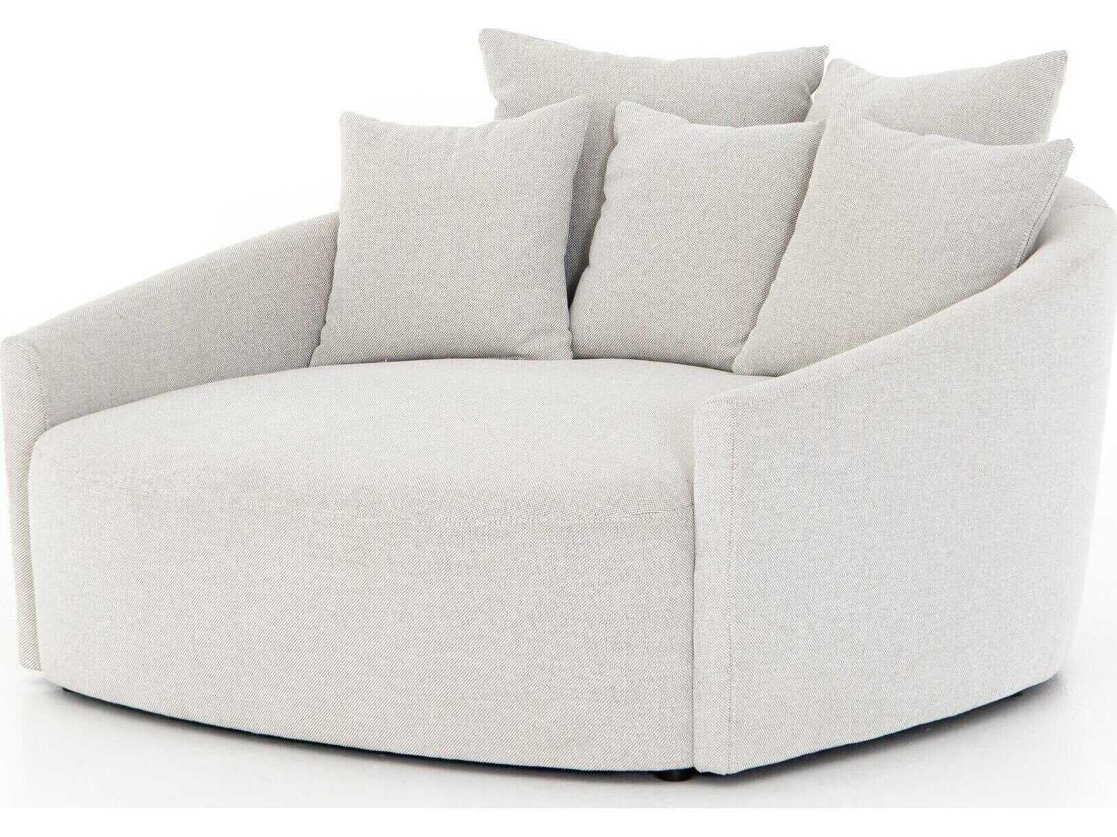 Four Hands Atelier Chloe Delta Bisque Cream Upholstered Chaise