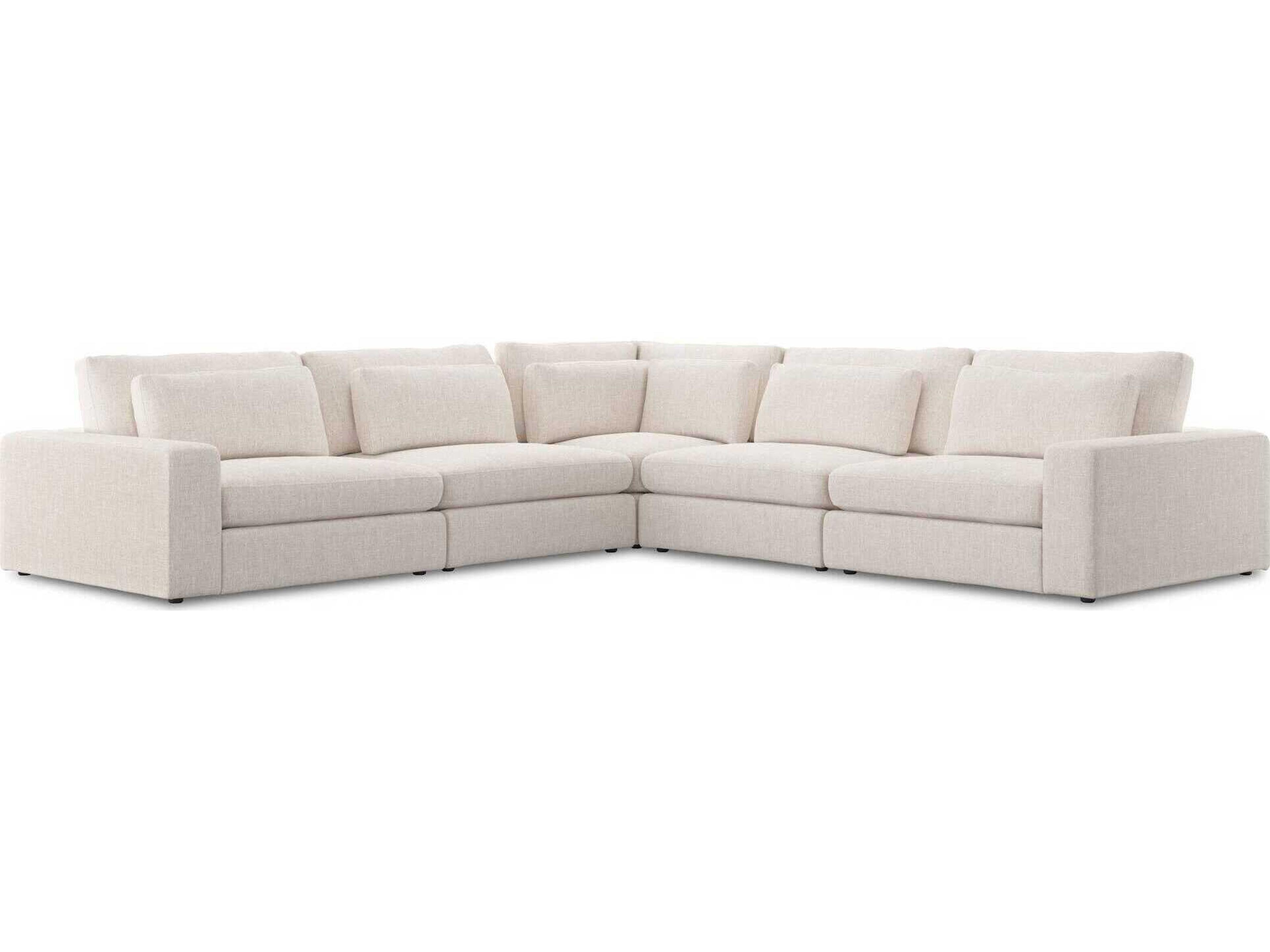 Four Hands Atelier Bloor 5 - Piece Beige Upholstered Sectional Sofa