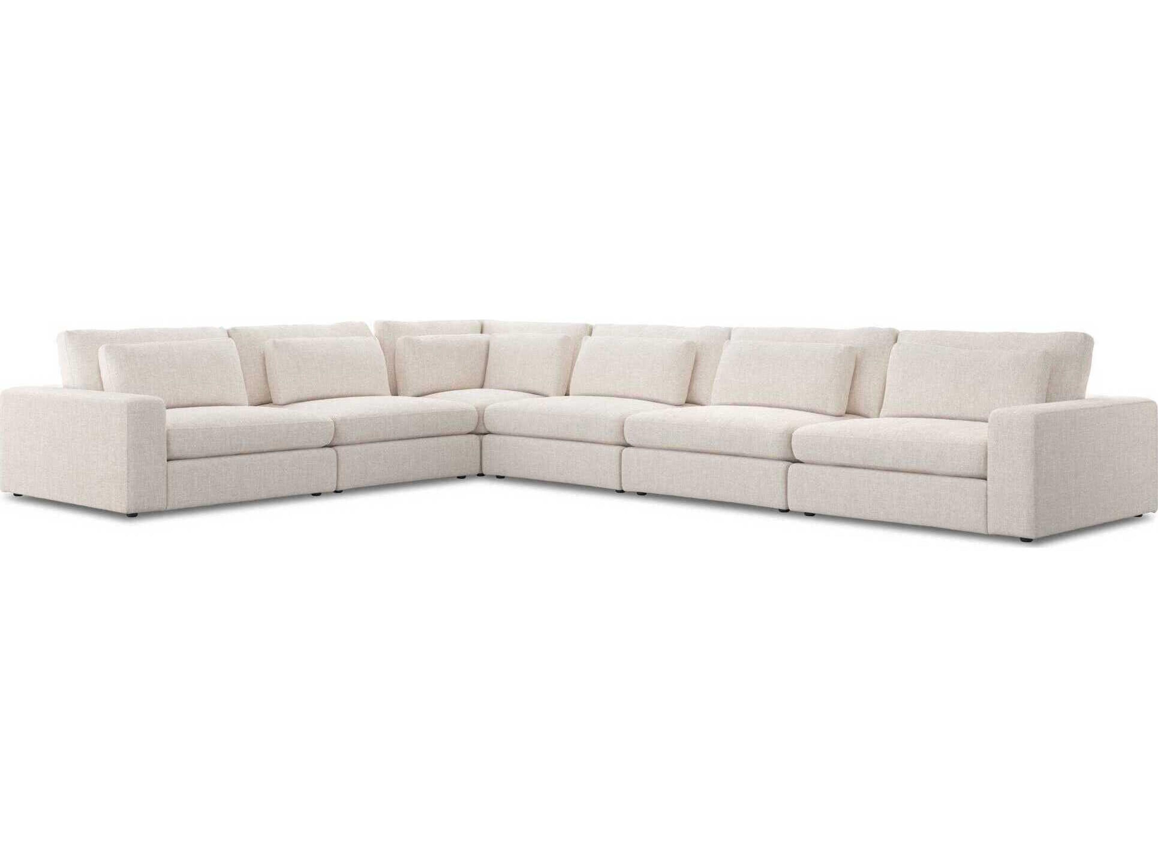Four Hands Atelier Bloor 6 - Piece Beige Upholstered Sectional Sofa