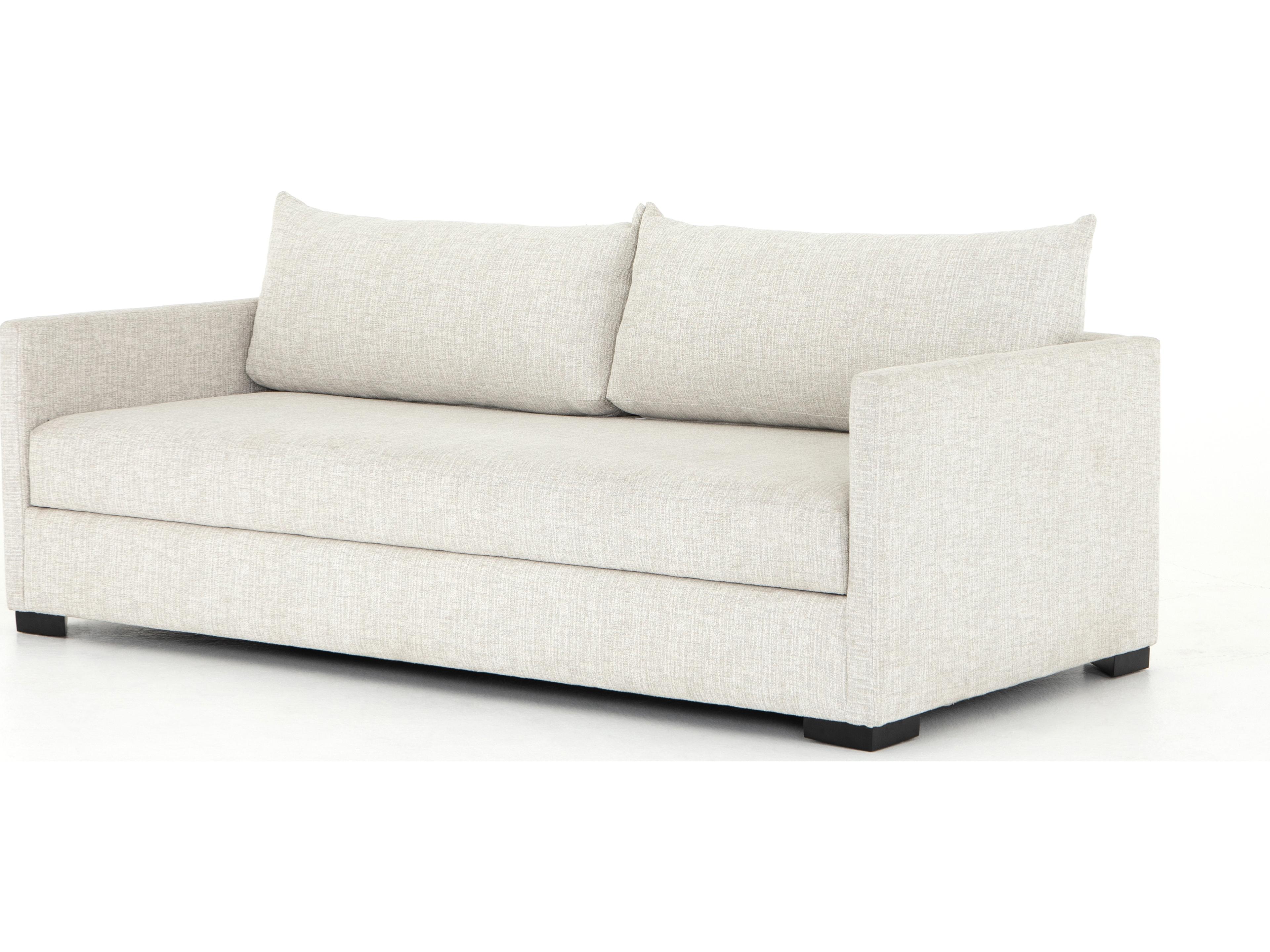 Luxecor Globetrotter Wickham Alameda Snow Espresso Cream Upholstered Sofa Bed