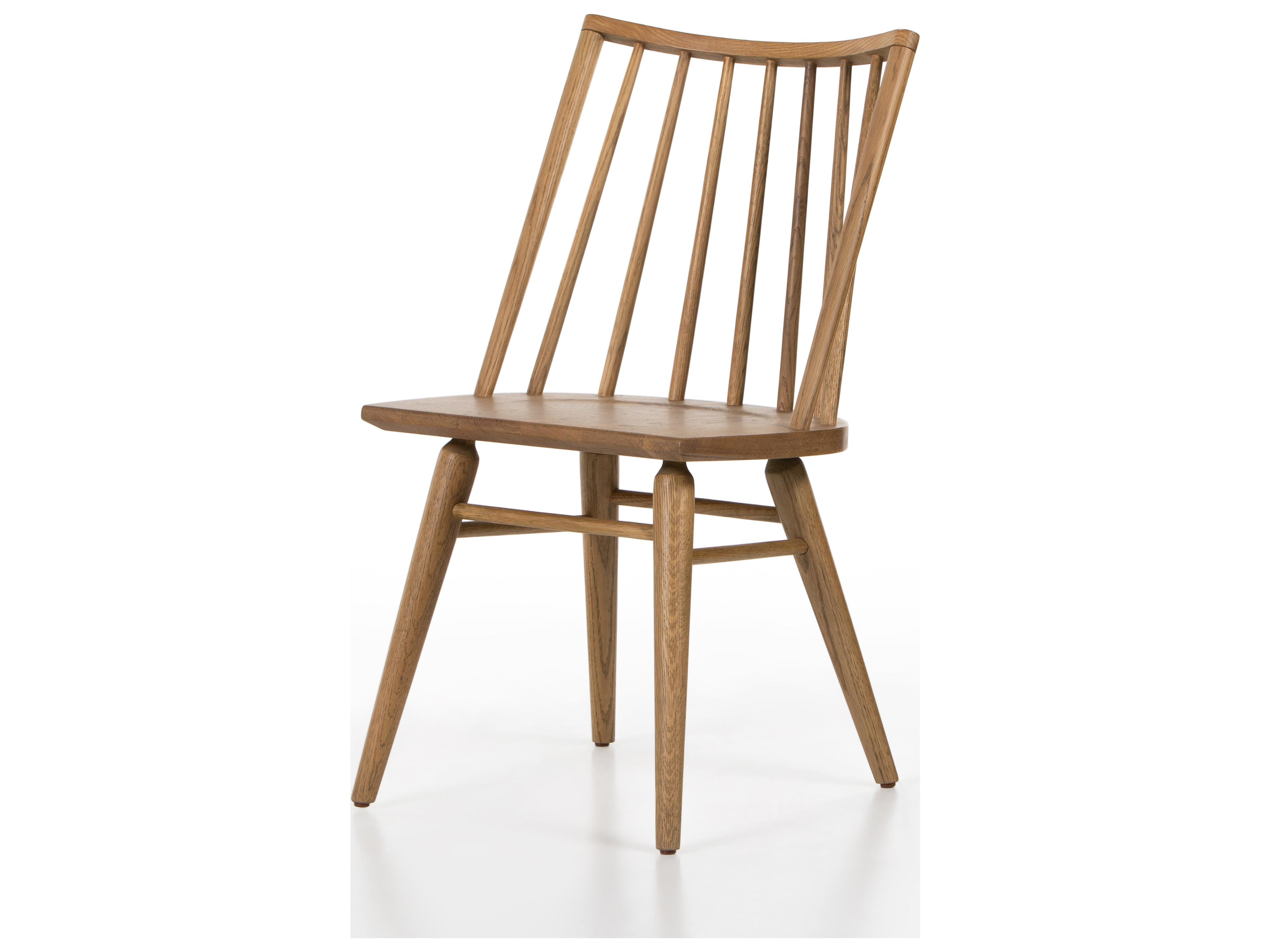 Four Hands Belfast Oak Wood Side Dining Chair