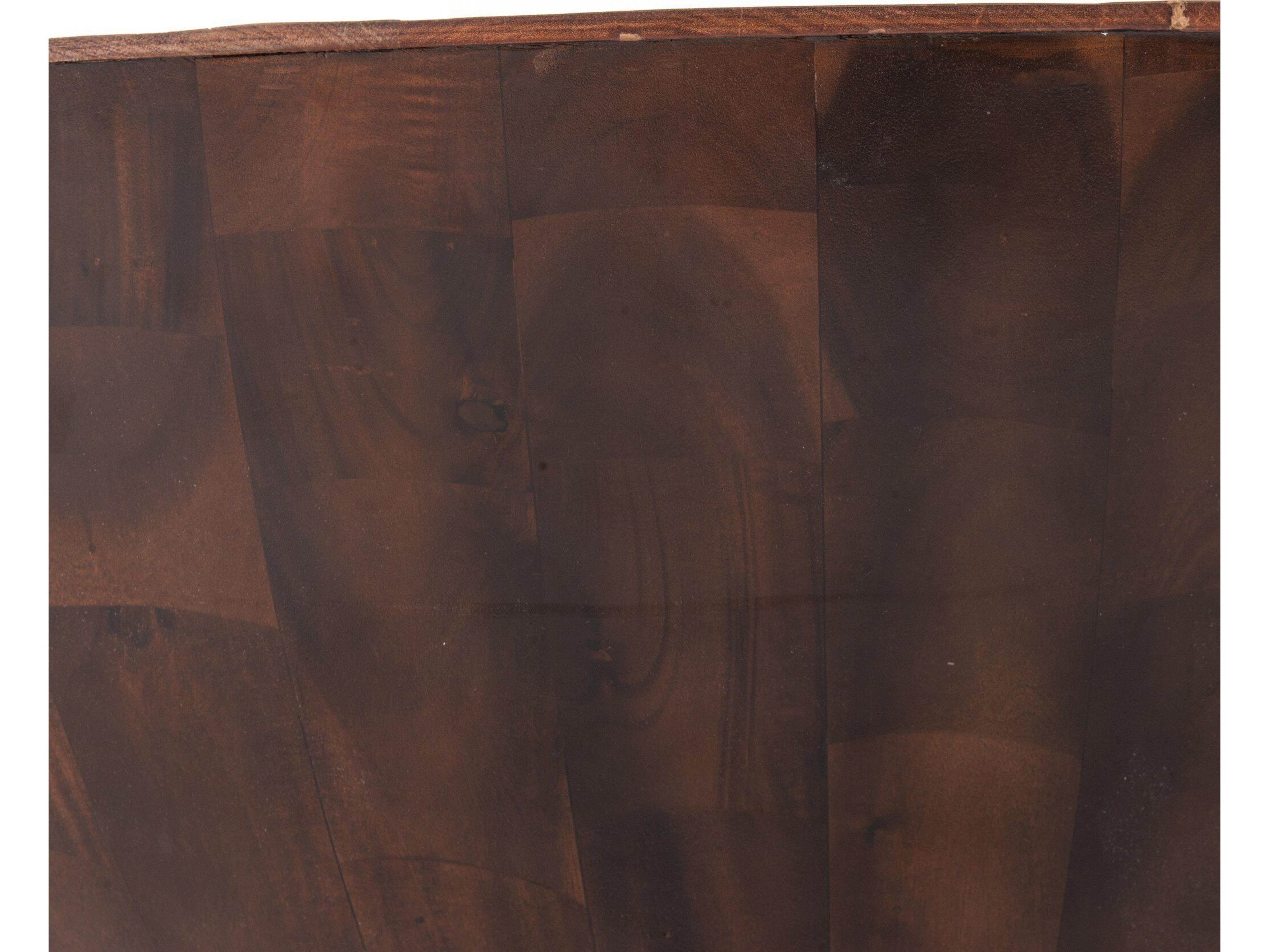 Luxecor Globetrotter Ryan Round Wood Warm Brown Acacia Natural Peroba Coffee Table