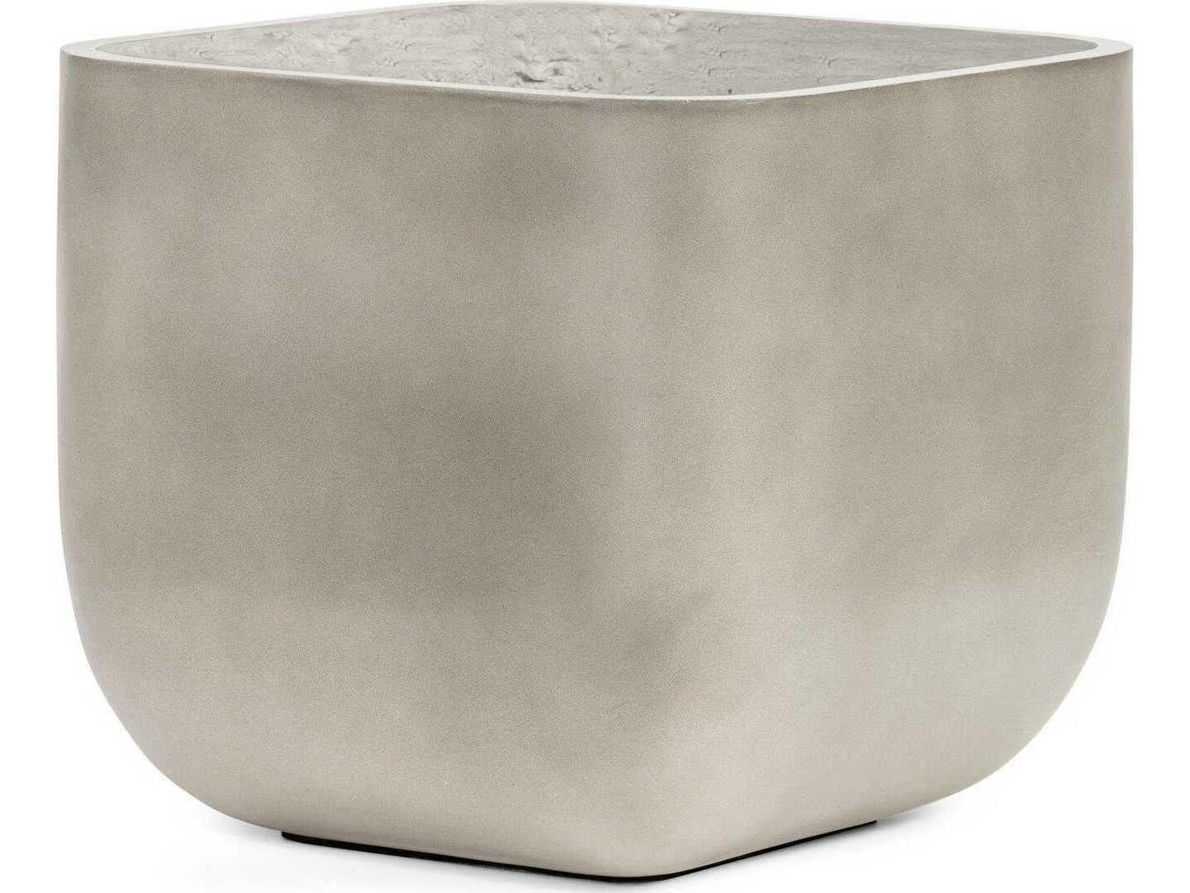 Four Hands Thayer Ivan Square Planter-Grey Concrete