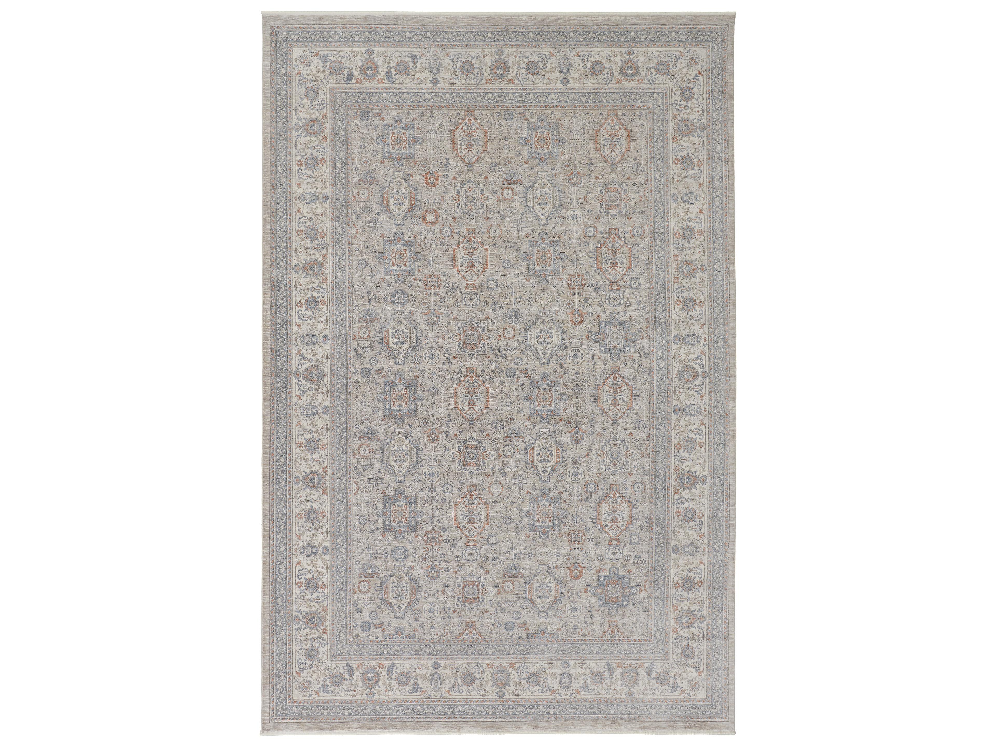 Marquette Bordered Runner Area Rug
