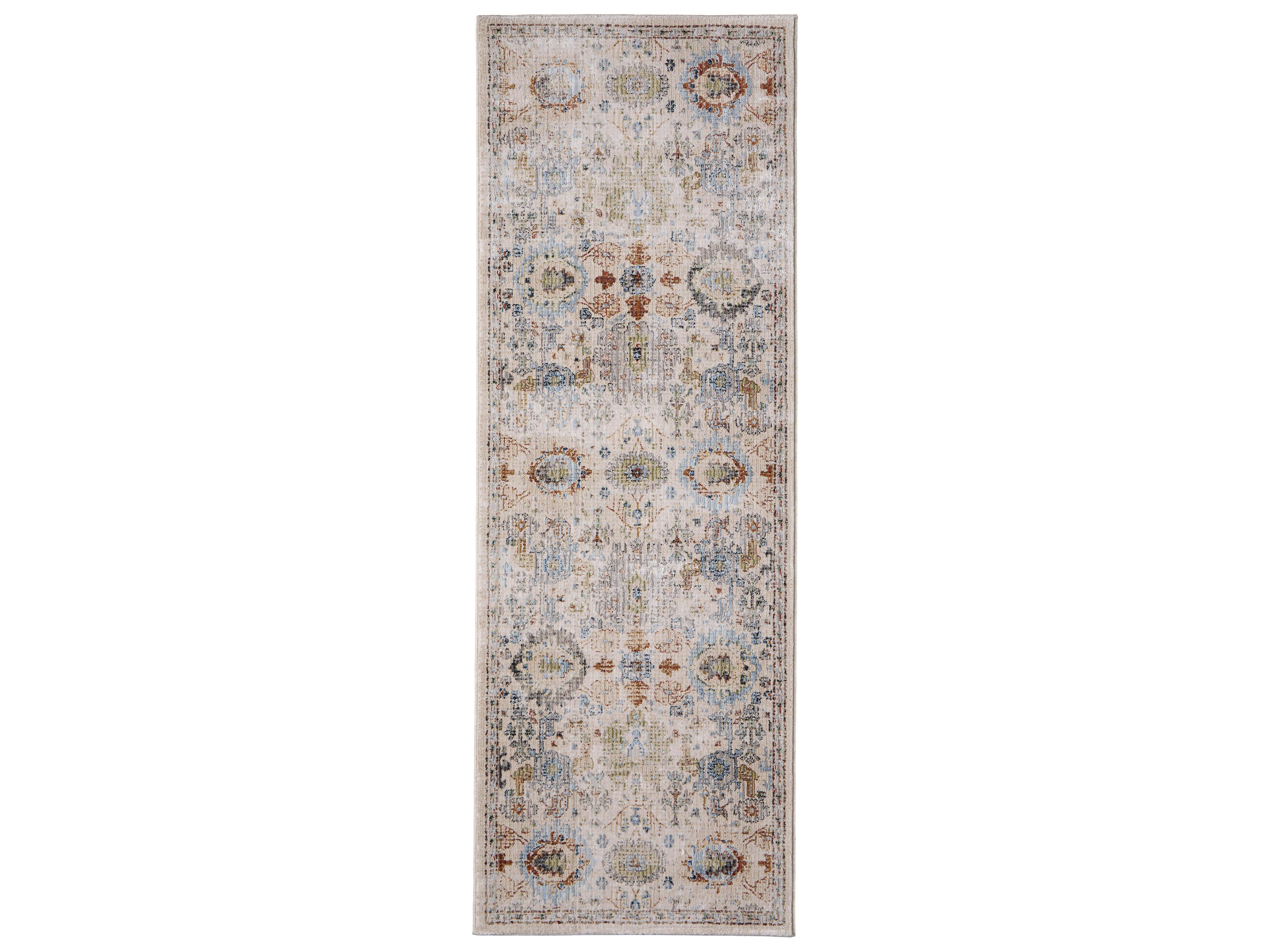 Feizy Rugs Melrose Bordered Runner Area Rug