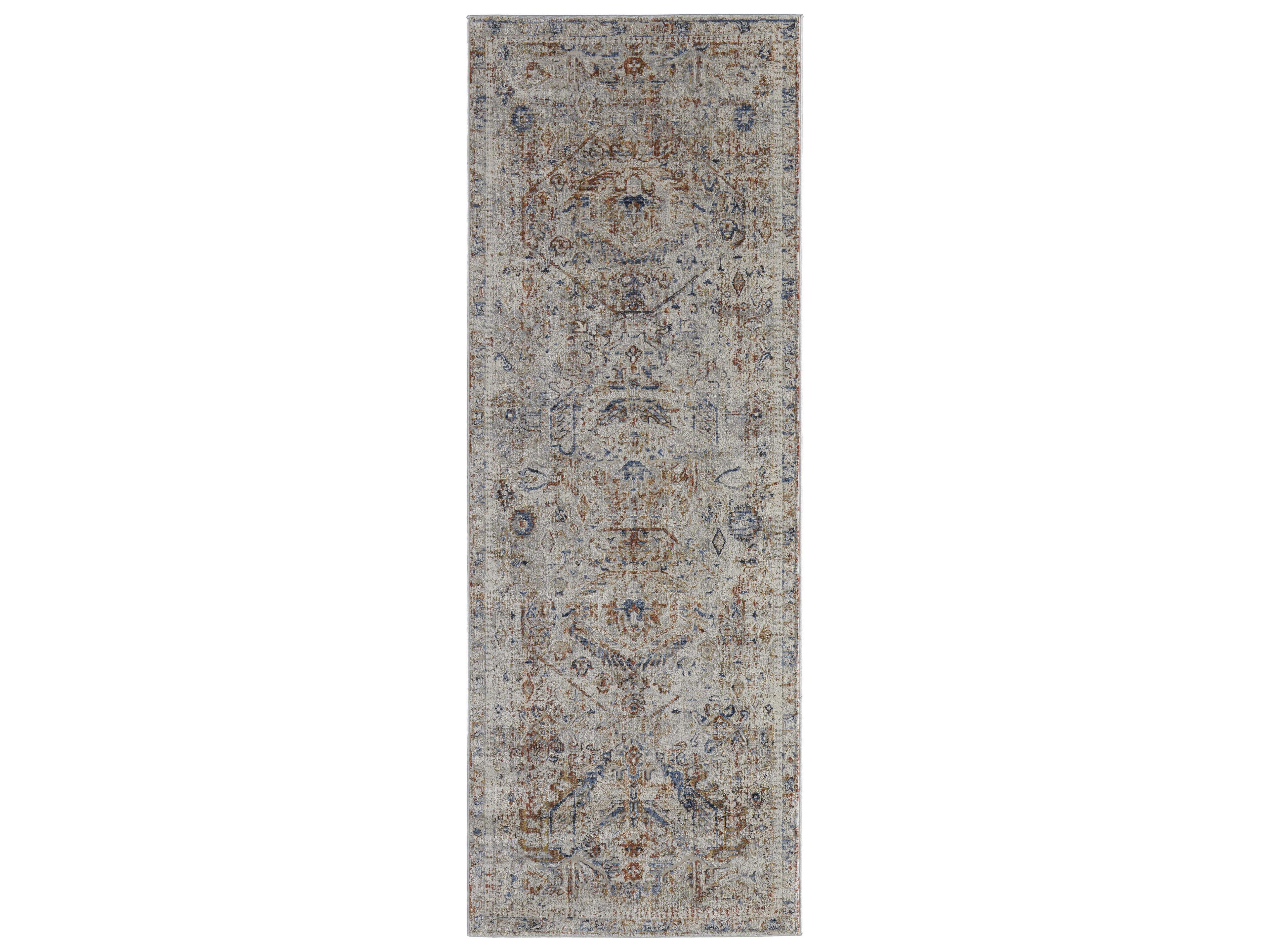 Feizy Rugs Kaia Bordered Runner Area Rug