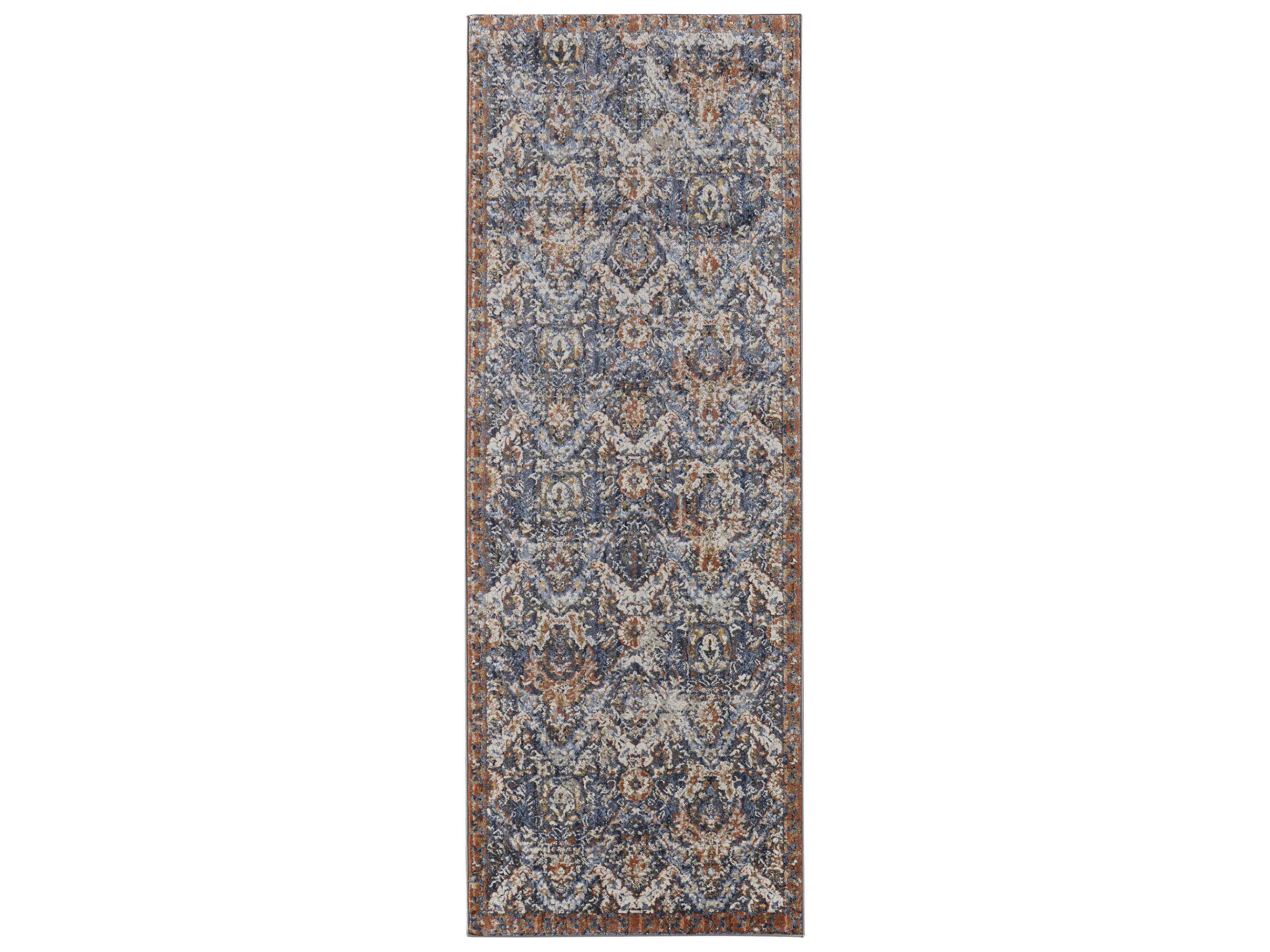 Feizy Rugs Kaia Bordered Runner Area Rug
