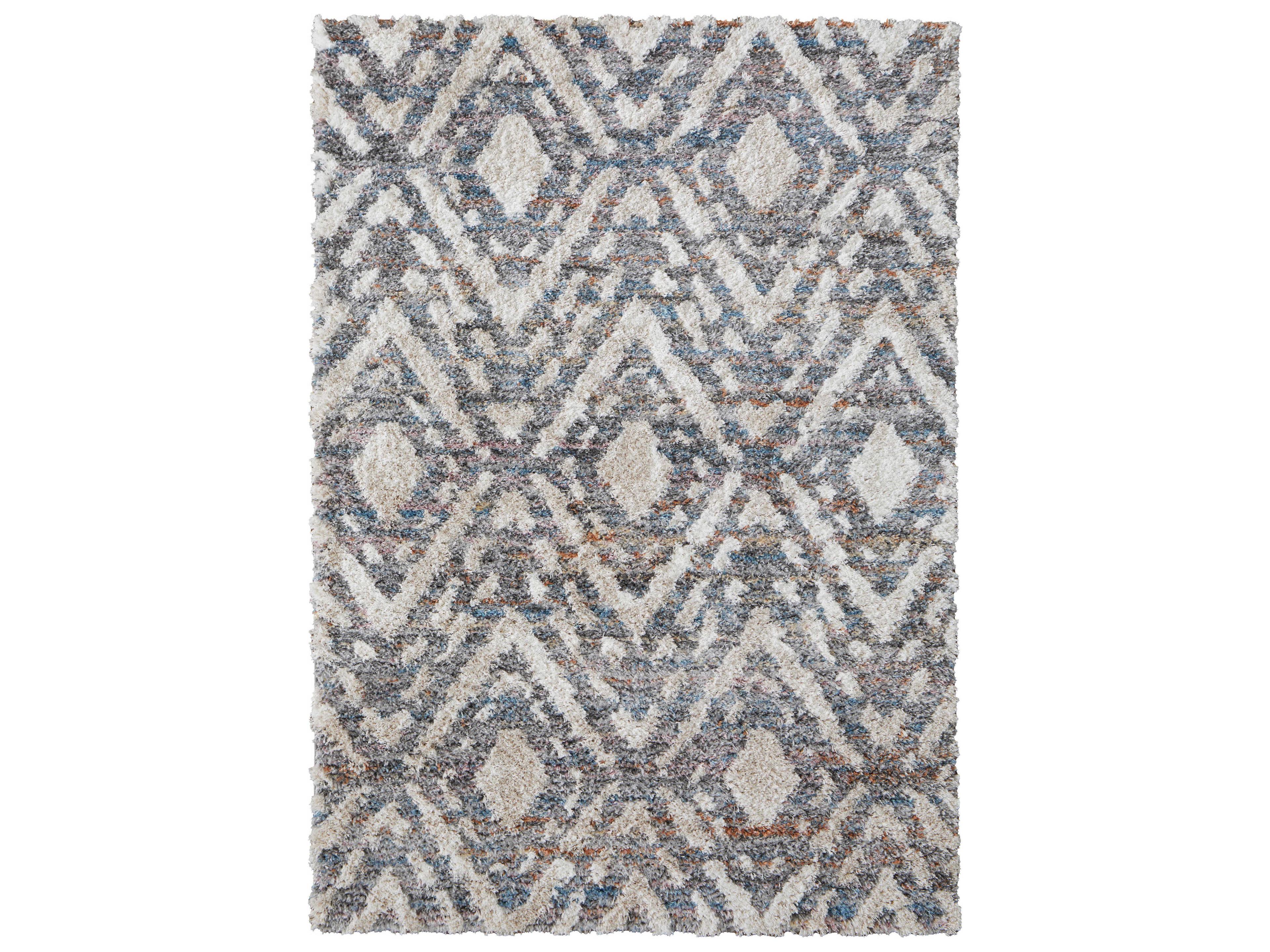 Feizy Rugs Mynka Shag Geometric Area Rug
