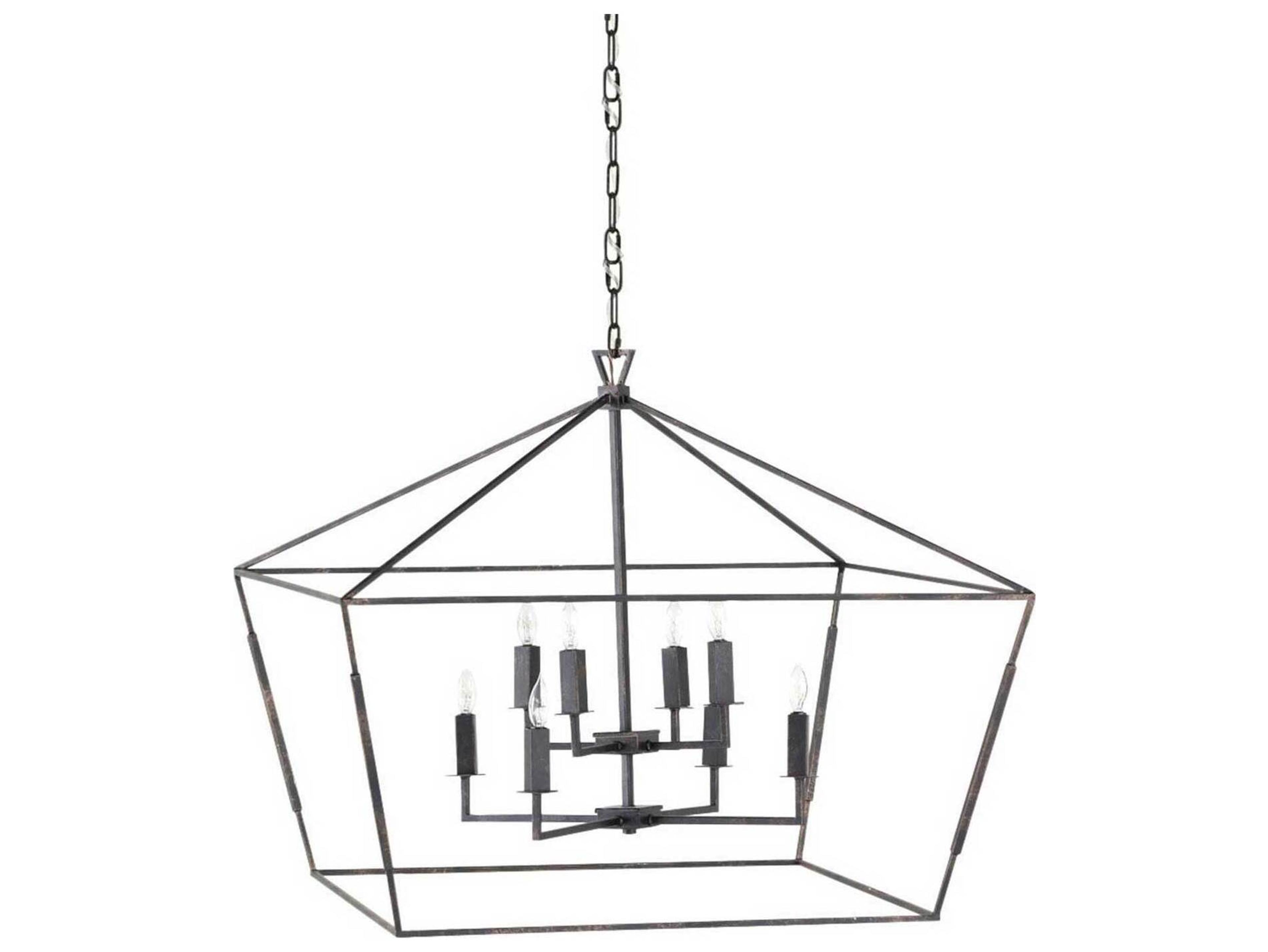 Gabby Arnold 8-Light Antique Bronze Candelabra Chandelier