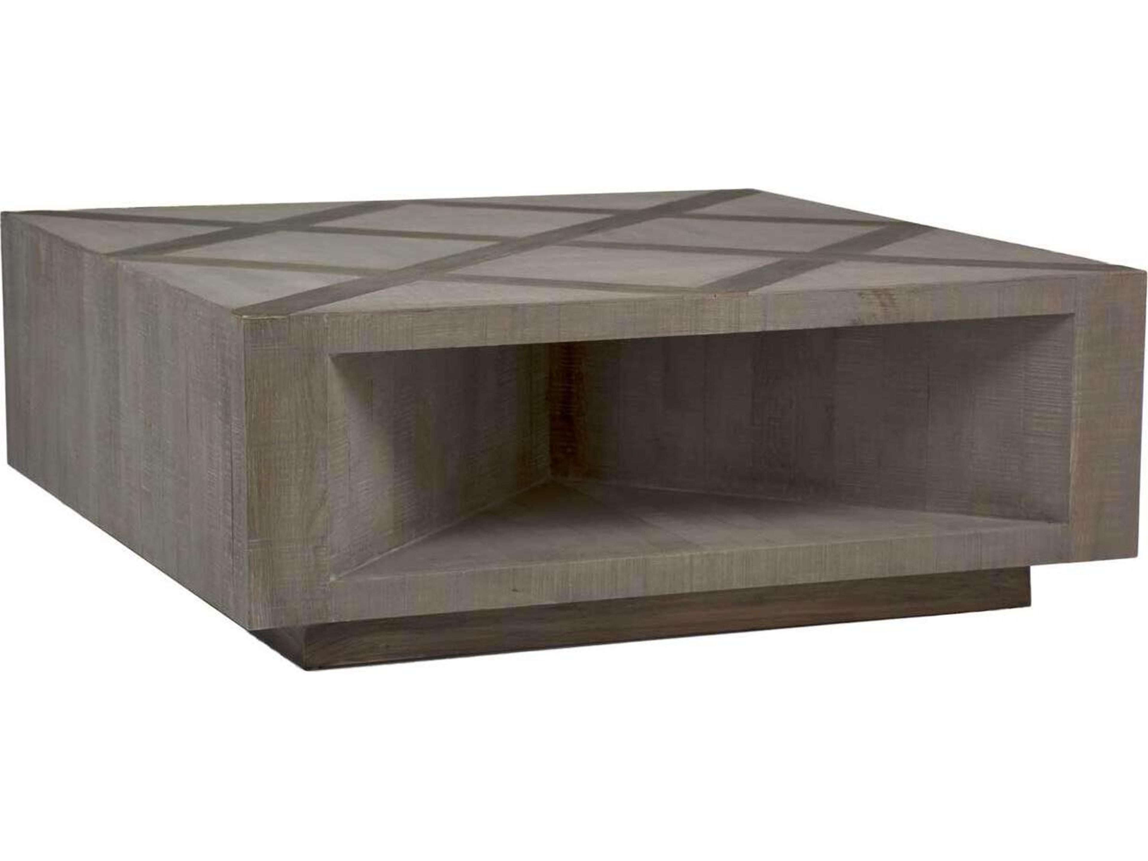 Gabby Larson Square Wood Charcoal Oak & Recycled Elm Coffee Table