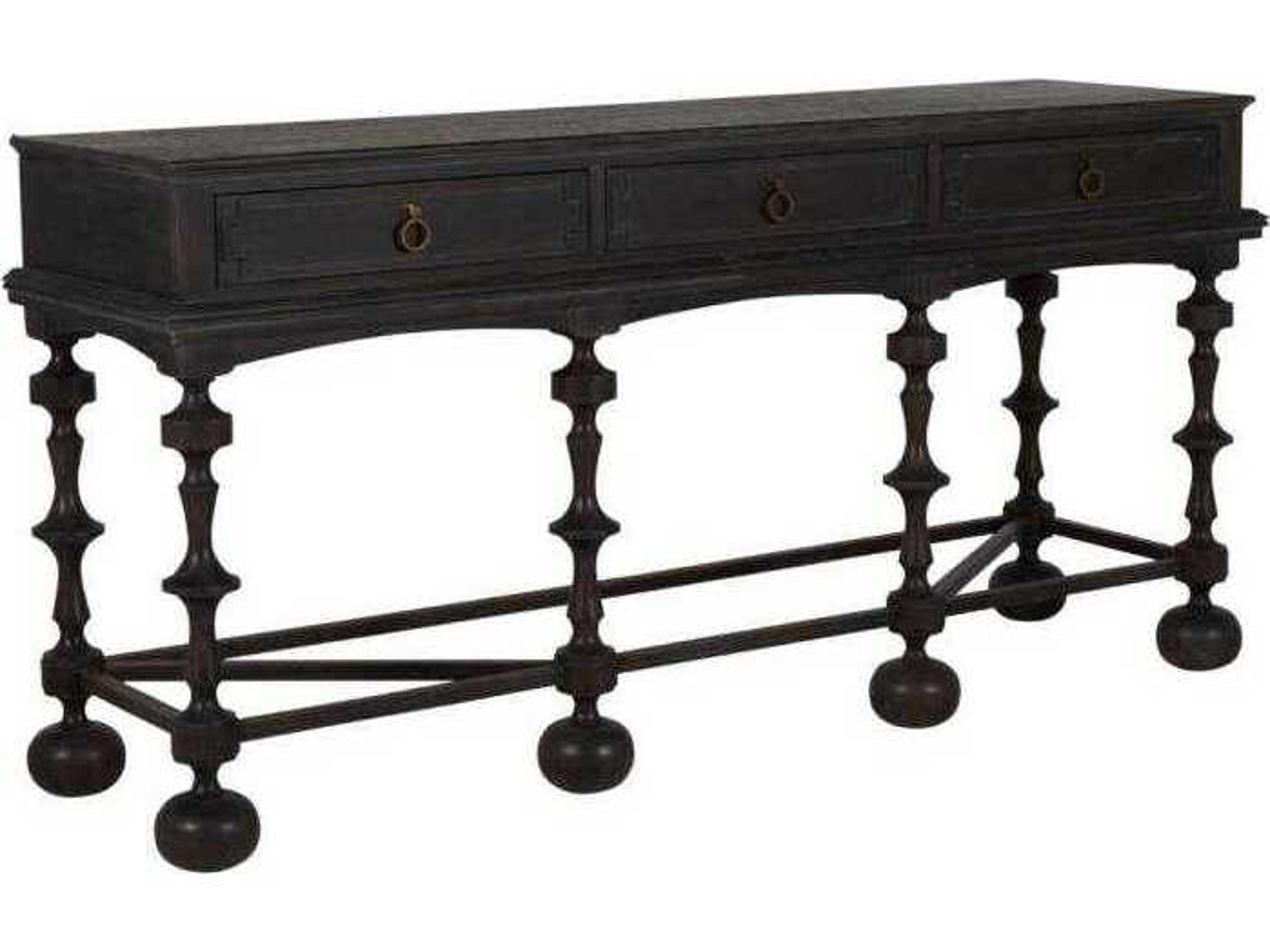 Gabby Arrington Rectangular Wood Cerused Ash Console Table