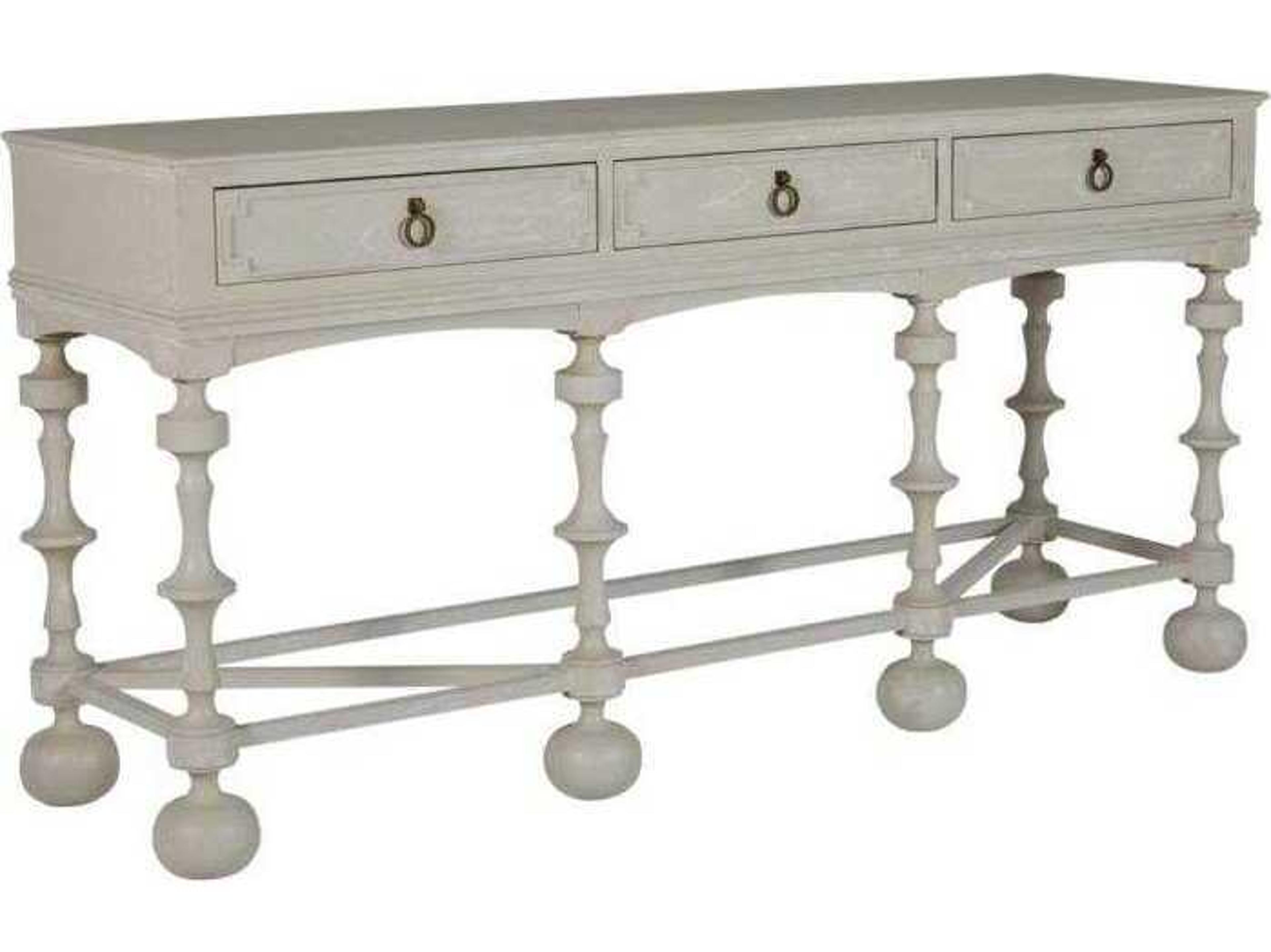 Gabby Arrington Rectangular Wood Cerused Ash Console Table