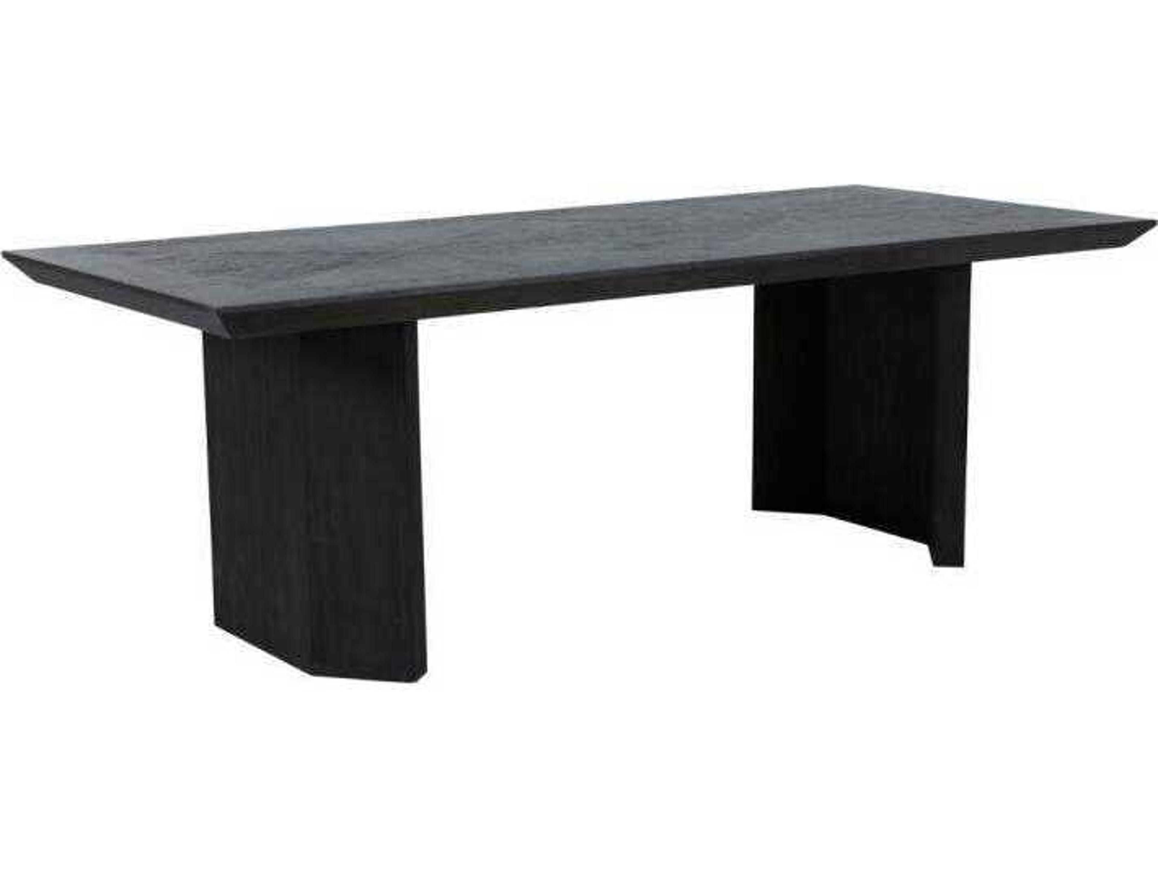 Gabby Shore Rectangular Wood Cerused Ash Dining Table