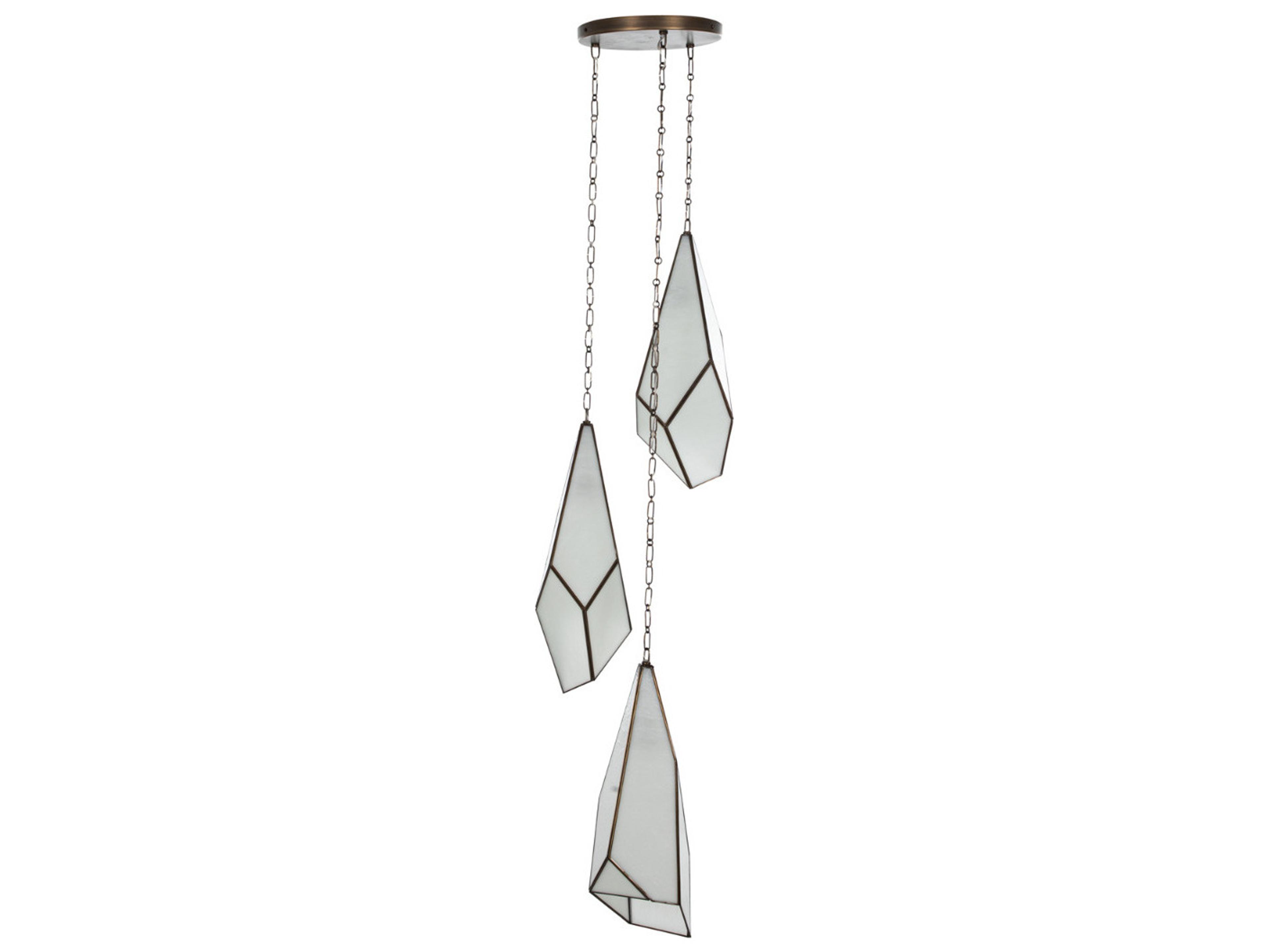 Gabby Finchley 3-Light Antique Brushed Brass Pendant