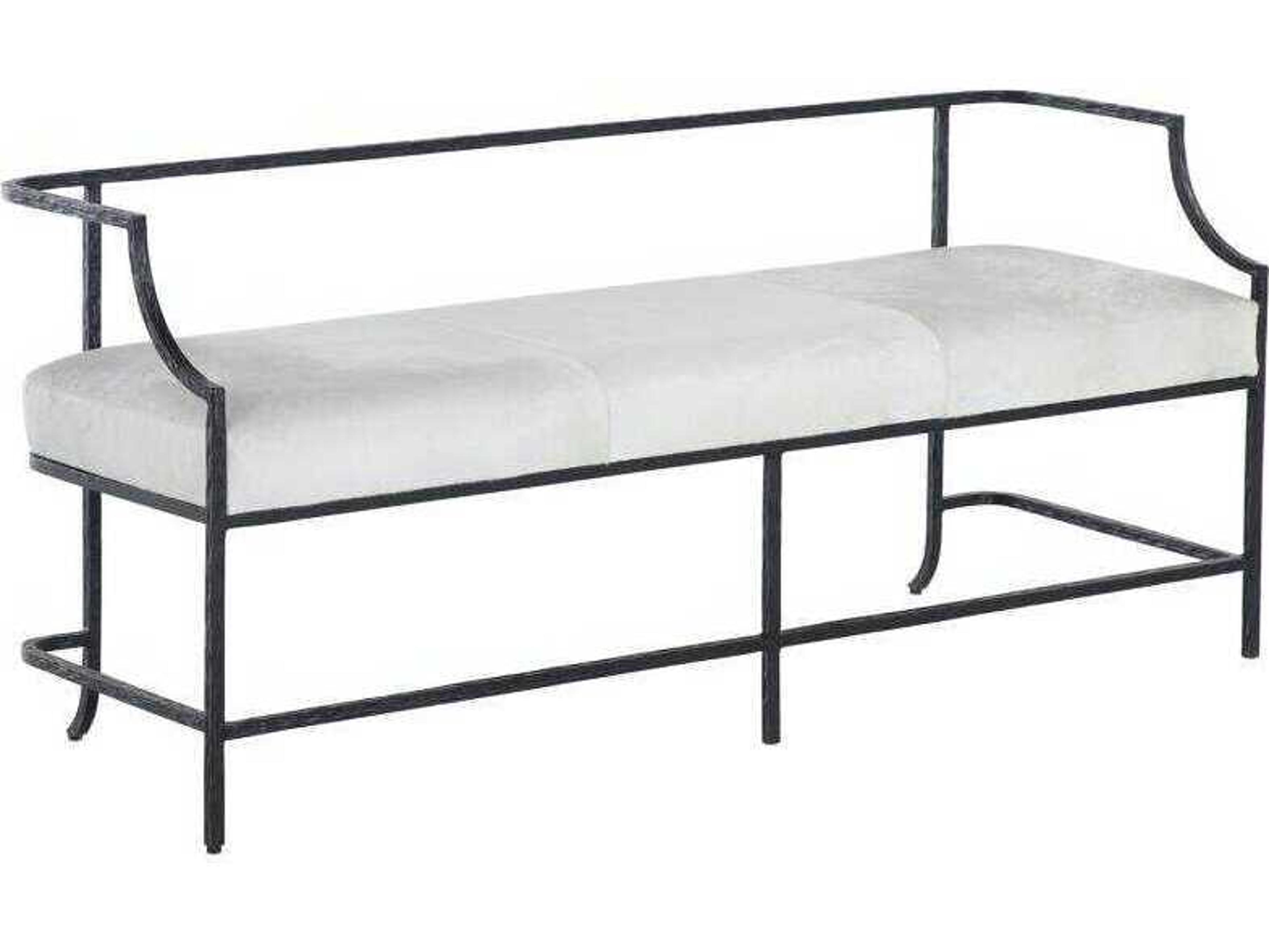 Gabby Victor Natural Ivory Hide Upholstered Accent Bench