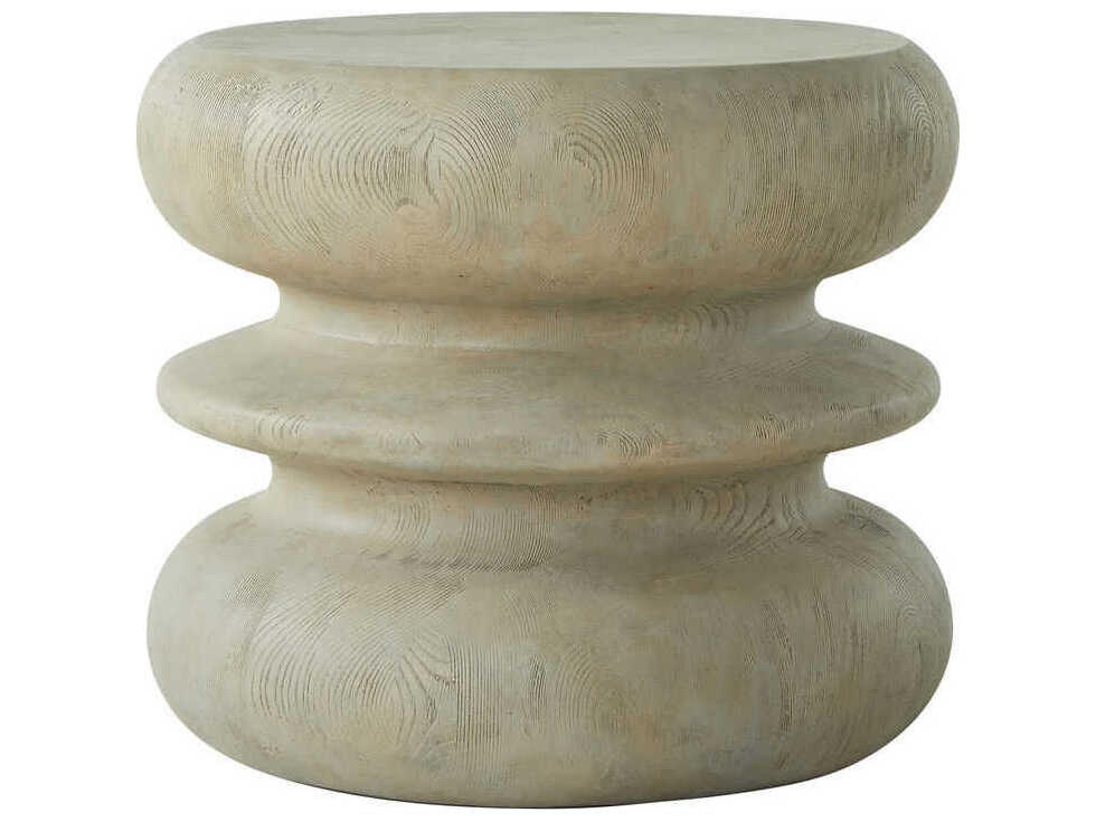 Gabby Teva Round Resin Natural Bay Coffee Table