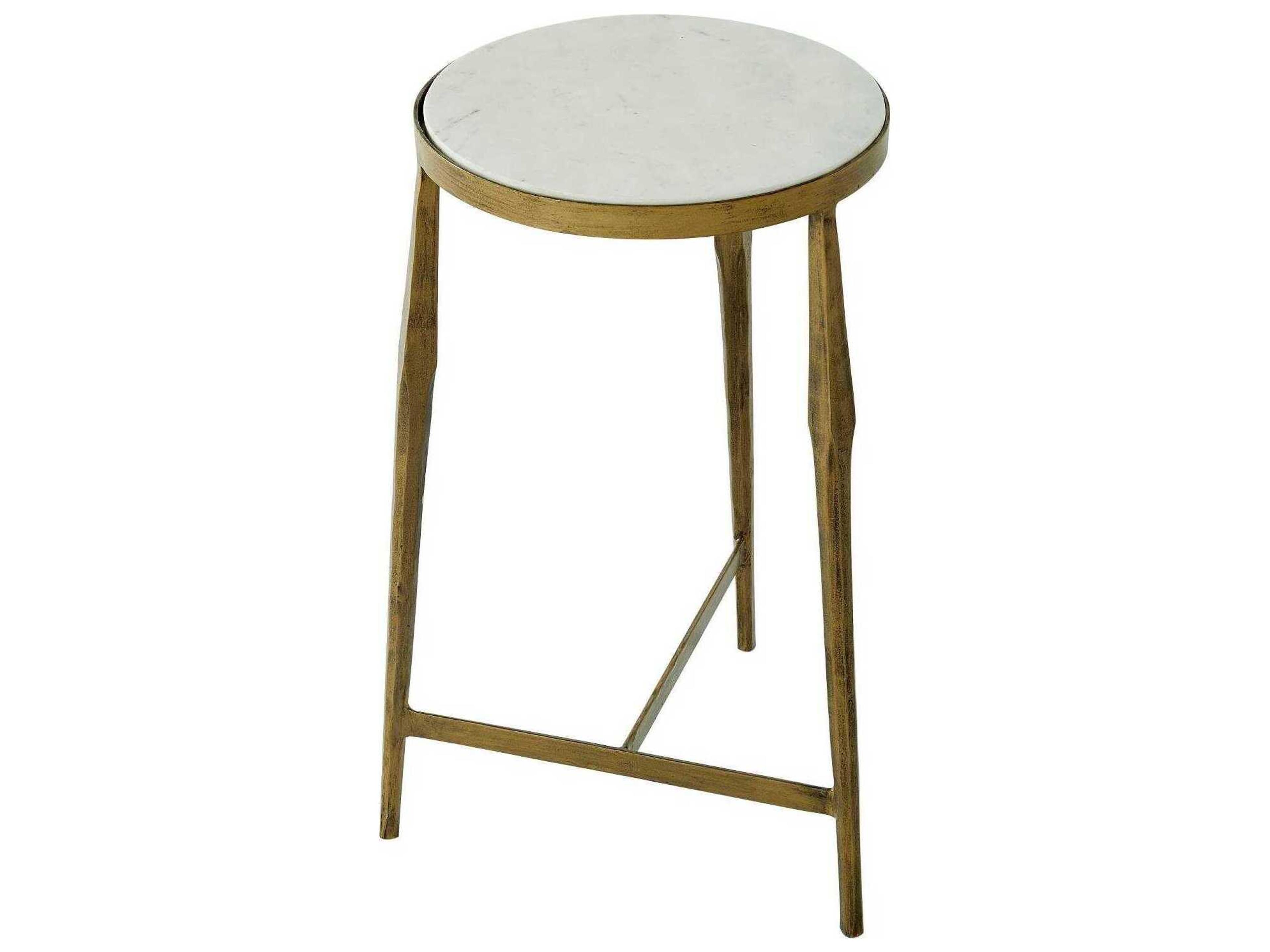Gabby Adonia Round Marble End Table