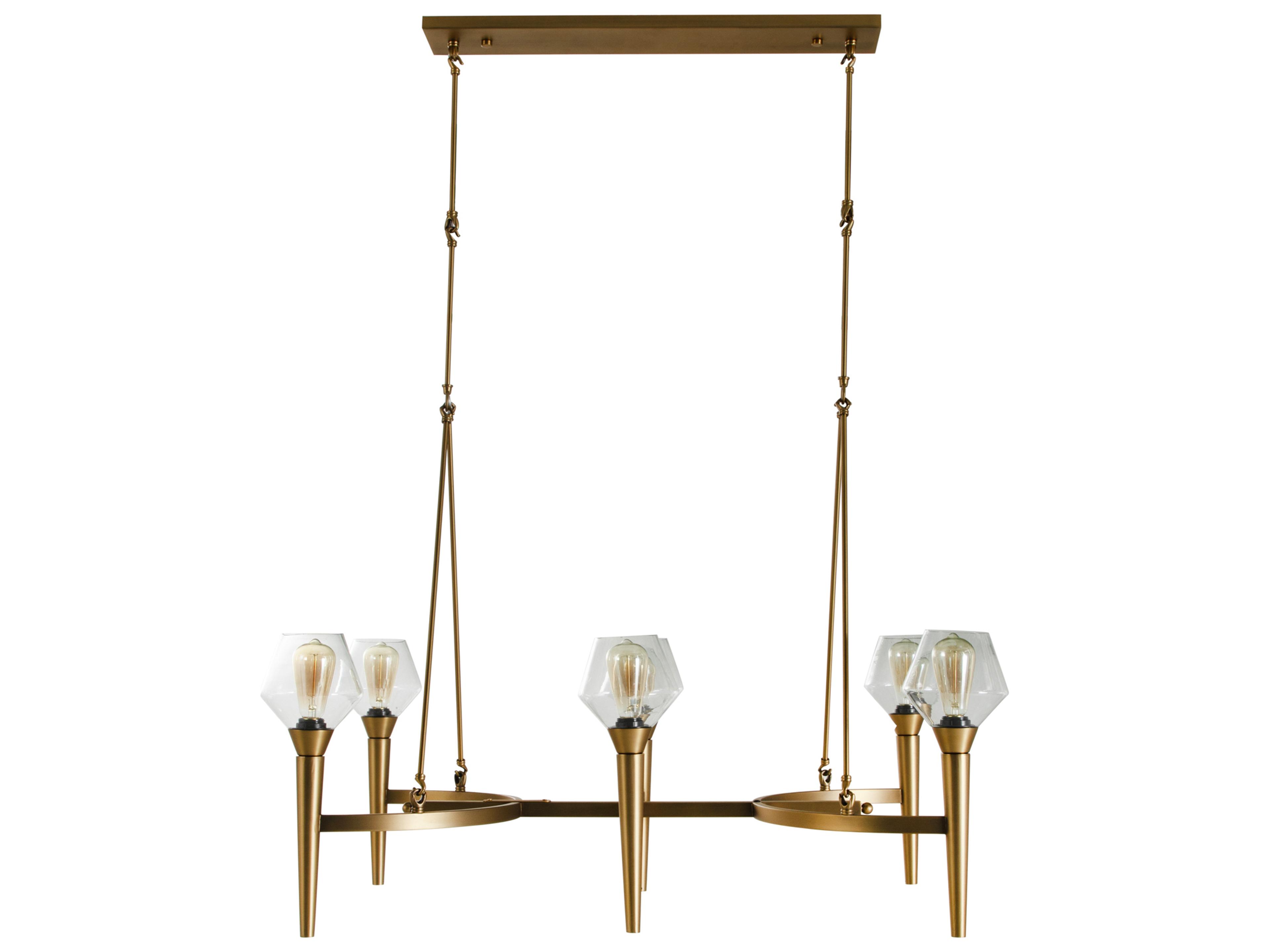 Gabby Kimbrell 6-Light Brass Island Pendant