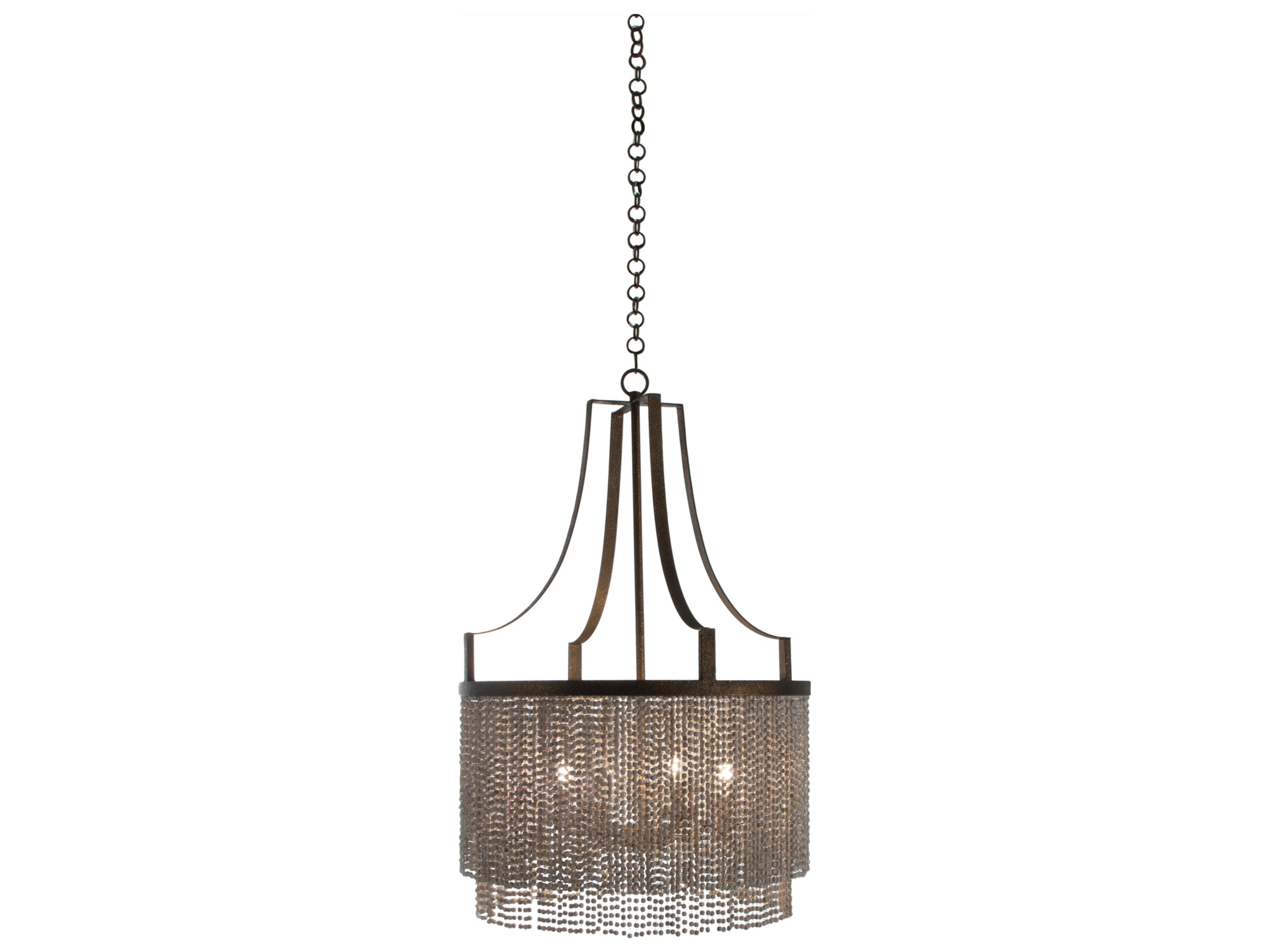 Gabby Tamara 4-Light Antique Gold White Traditional Pendant