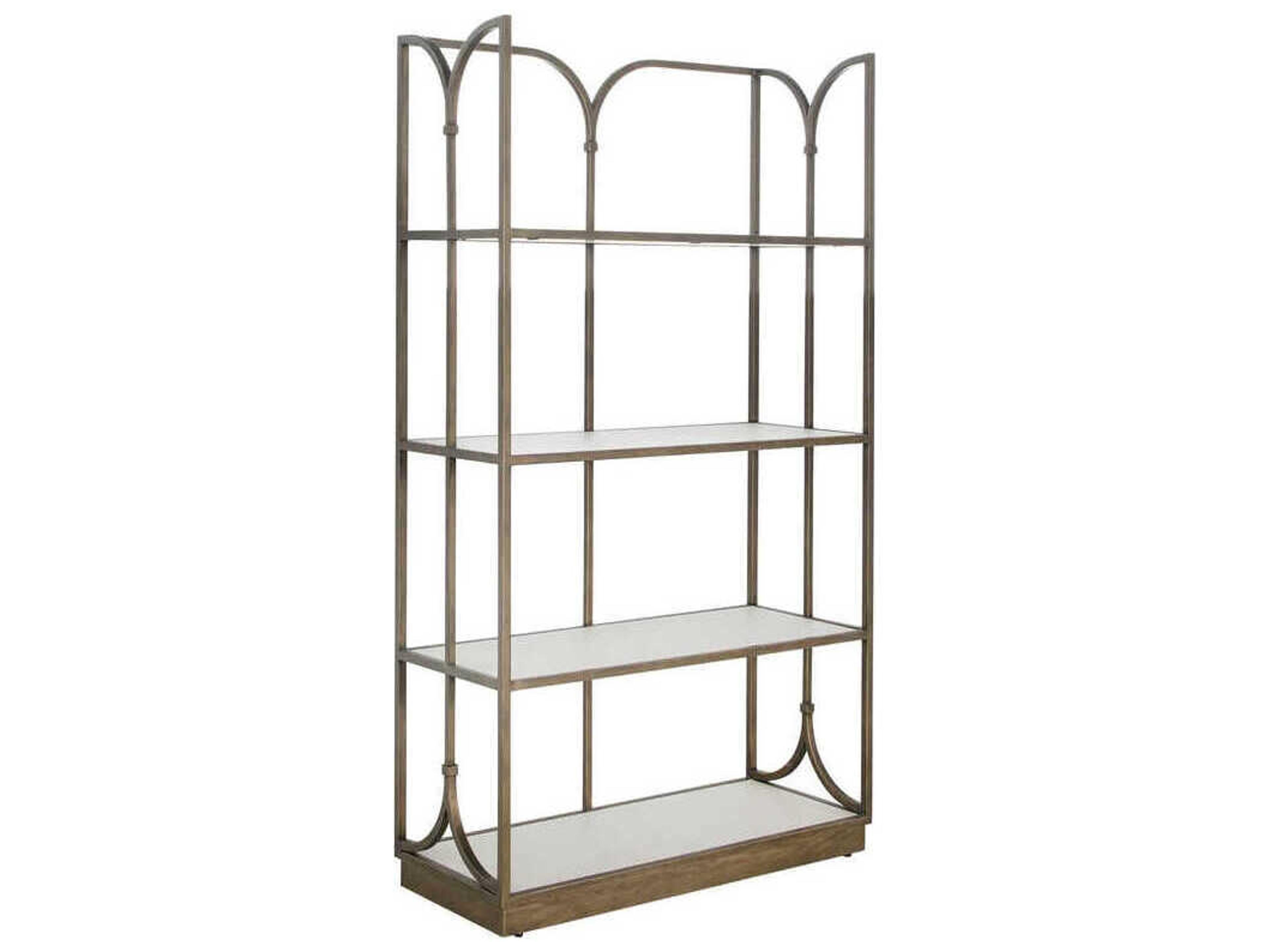 Gabby Belinda Cerused White Bookcase
