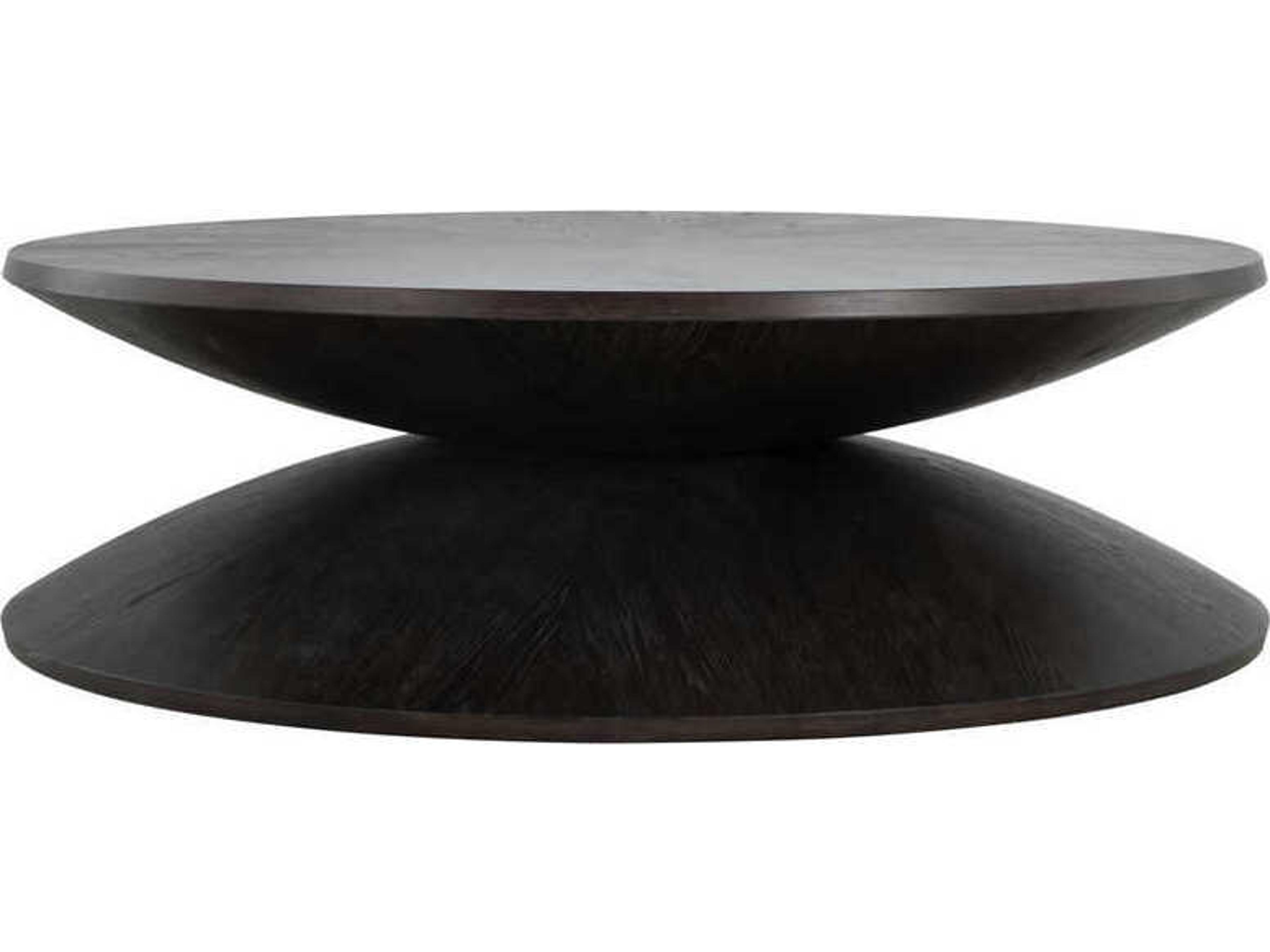Gabby Reid Wood Cerused Forest Black Coffee Table