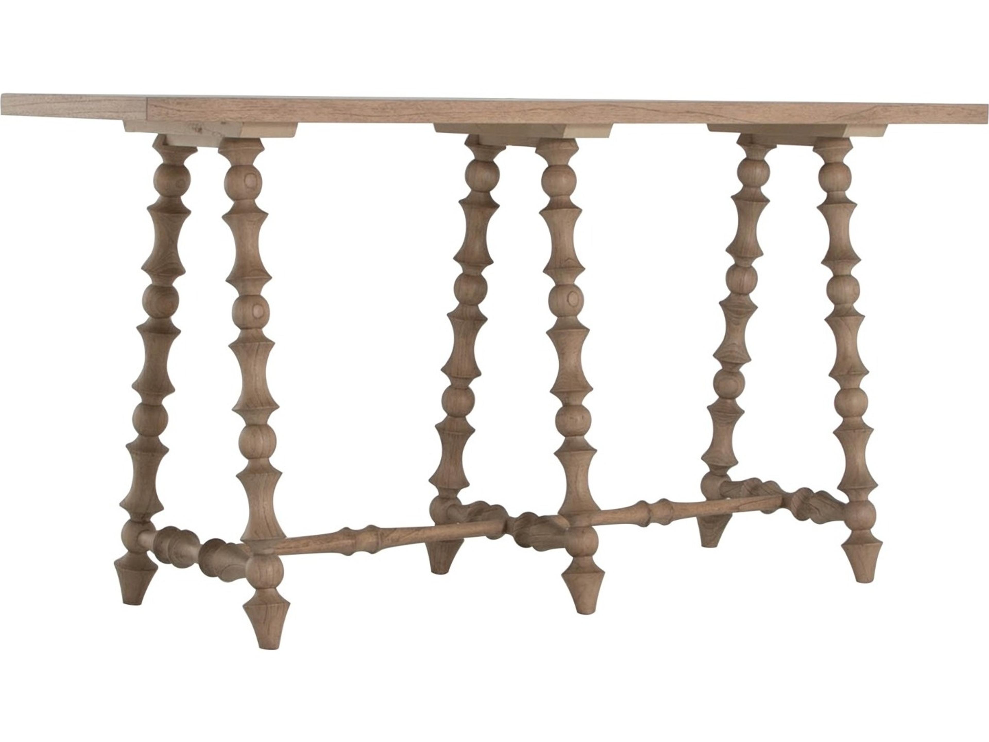 Gabby Kirkwood Rectangular Wood Brown Natural Console Table
