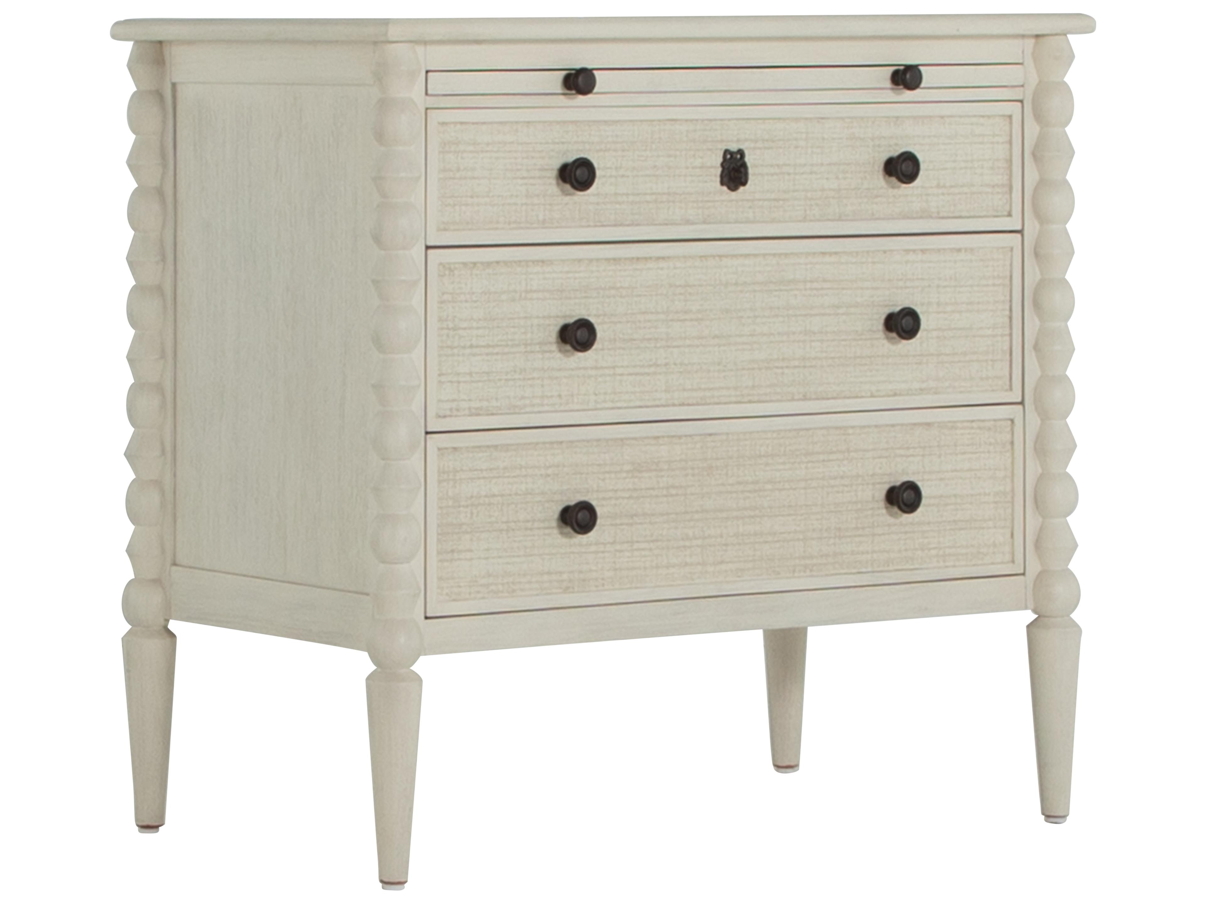 Gabby Jennifer White Mindi Wood Nightstand