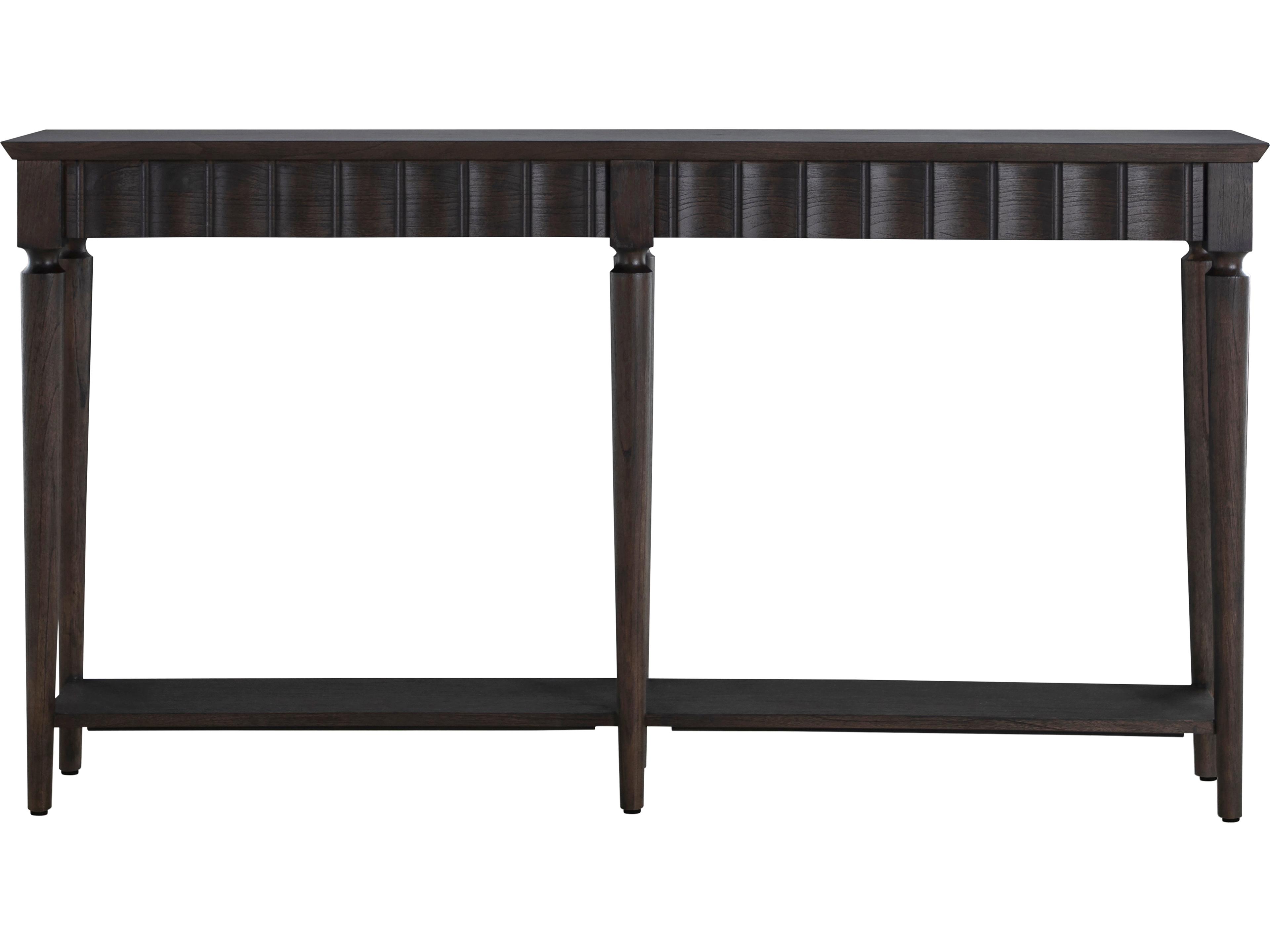 Gabby Peterson Rectangular Wood Dark Stained Oak Console Table