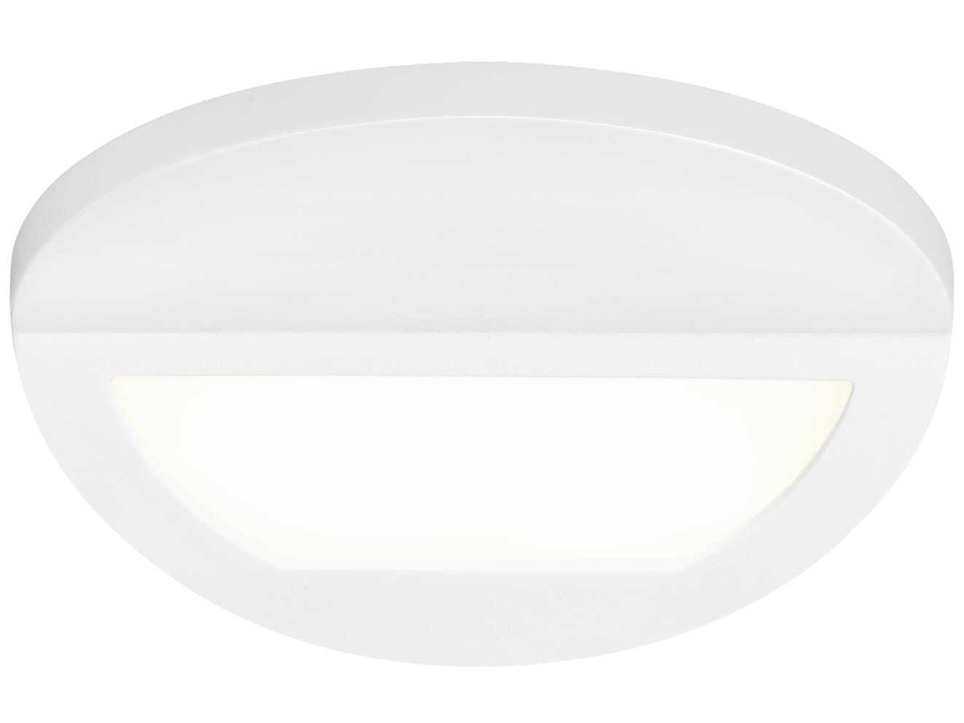 Generation Lighting Traverse 1-Light White LED Round Recessed Light