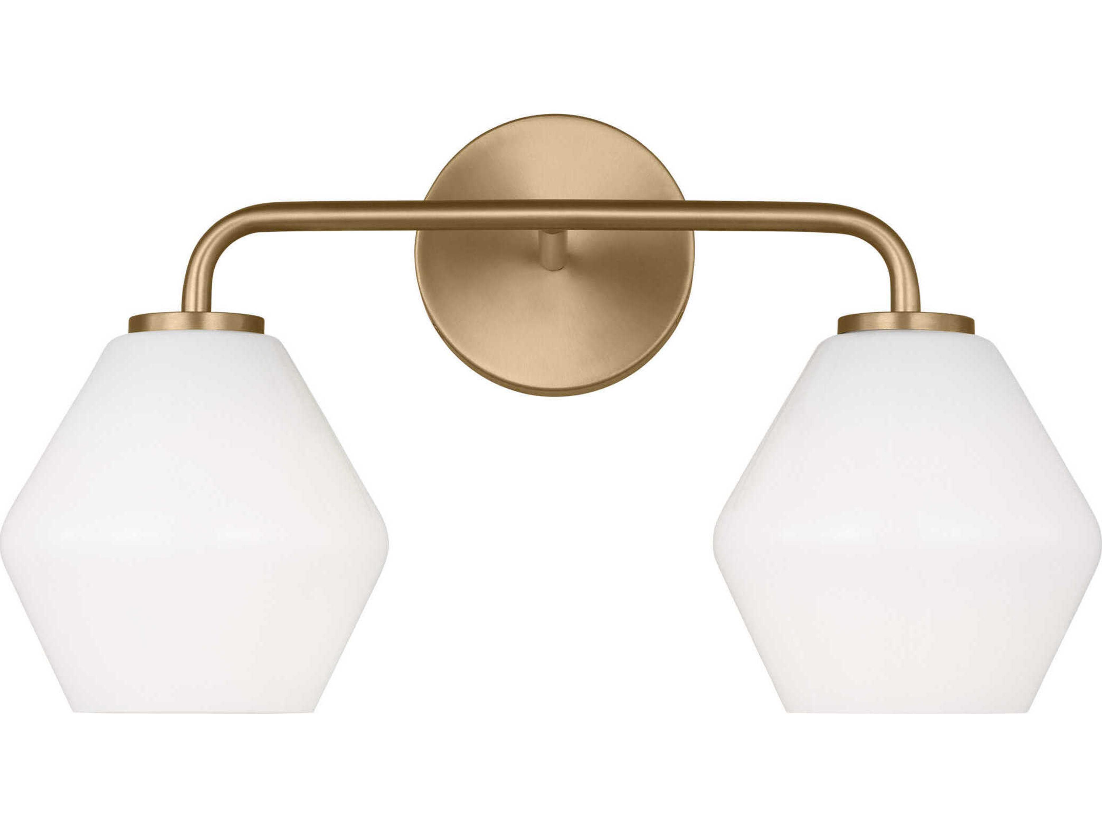 Generation Lighting Jett 2-Light Satin Brass Vanity Light