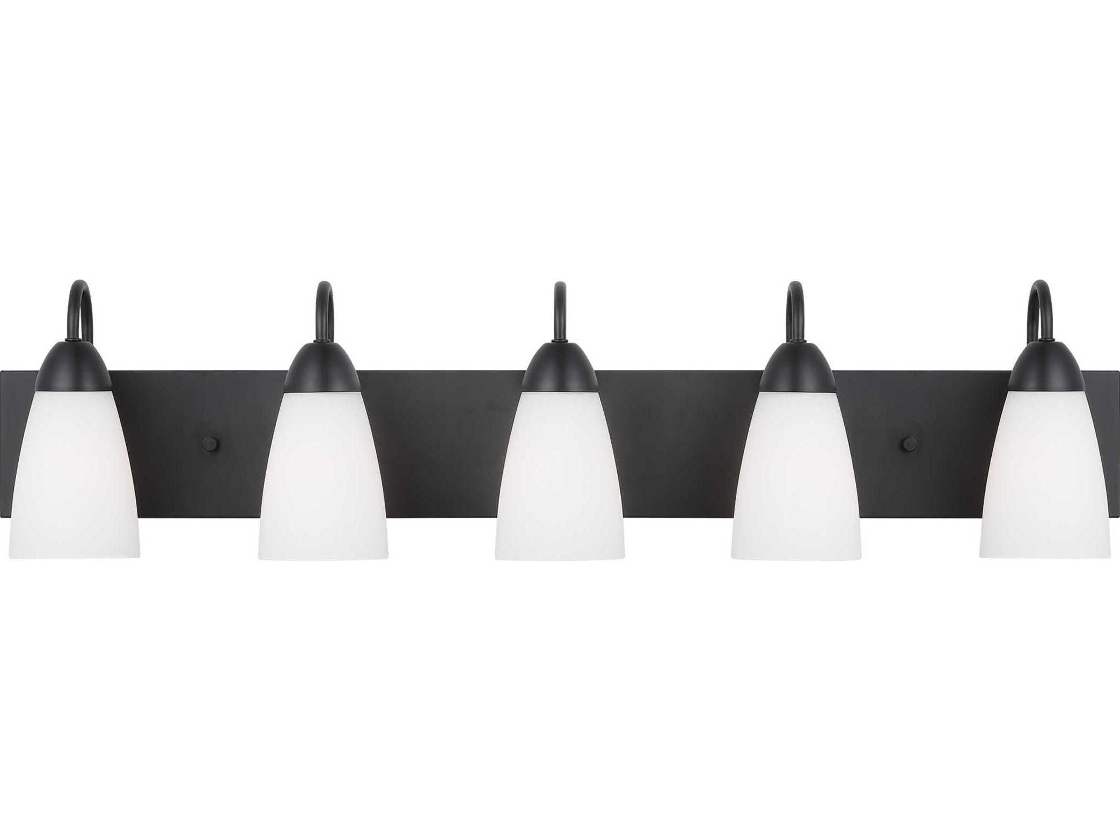 Generation Lighting Seville 5-Light Midnight Black Vanity Light
