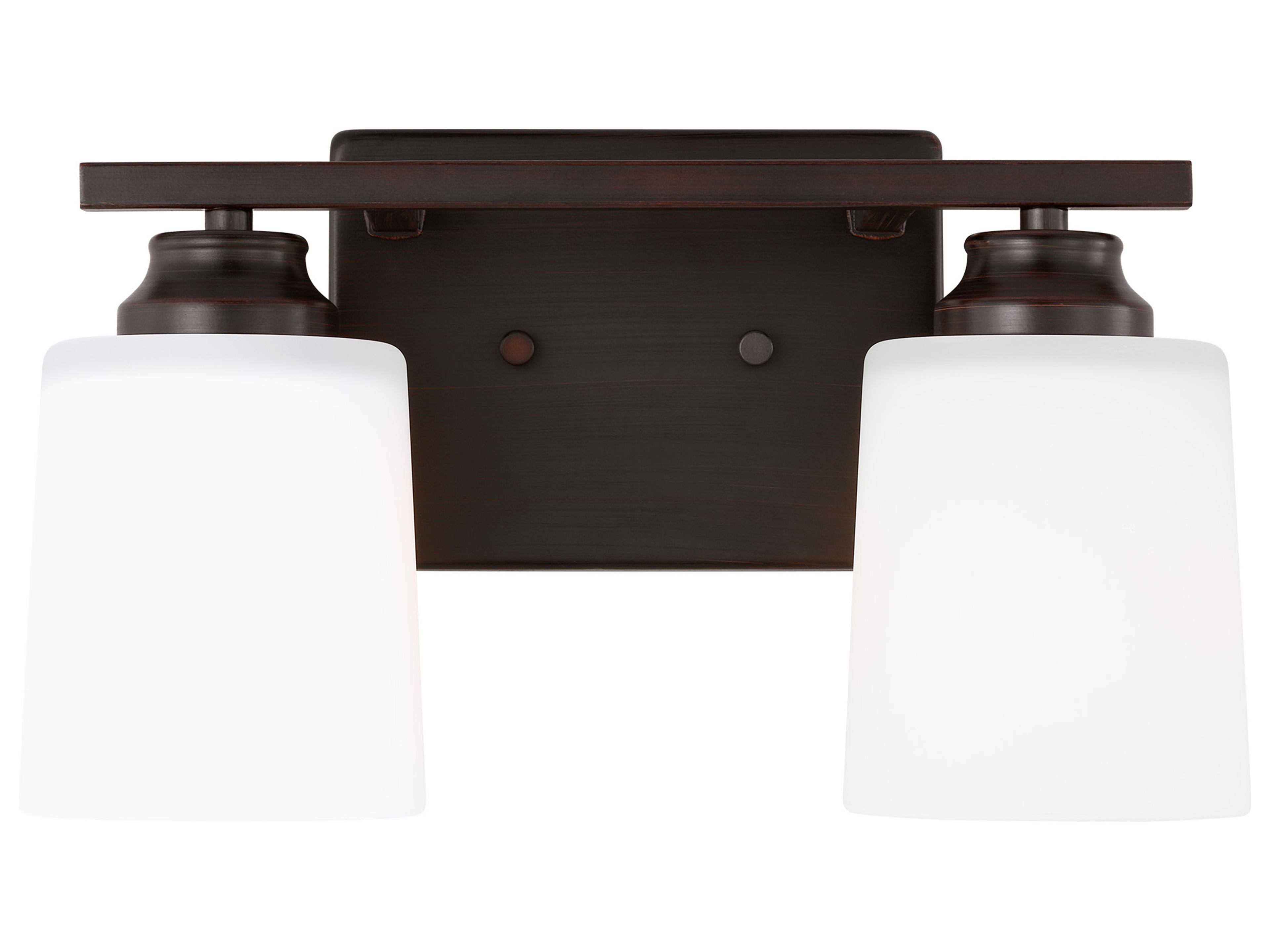Generation Lighting Vinton 2-Light Bronze Vanity Light