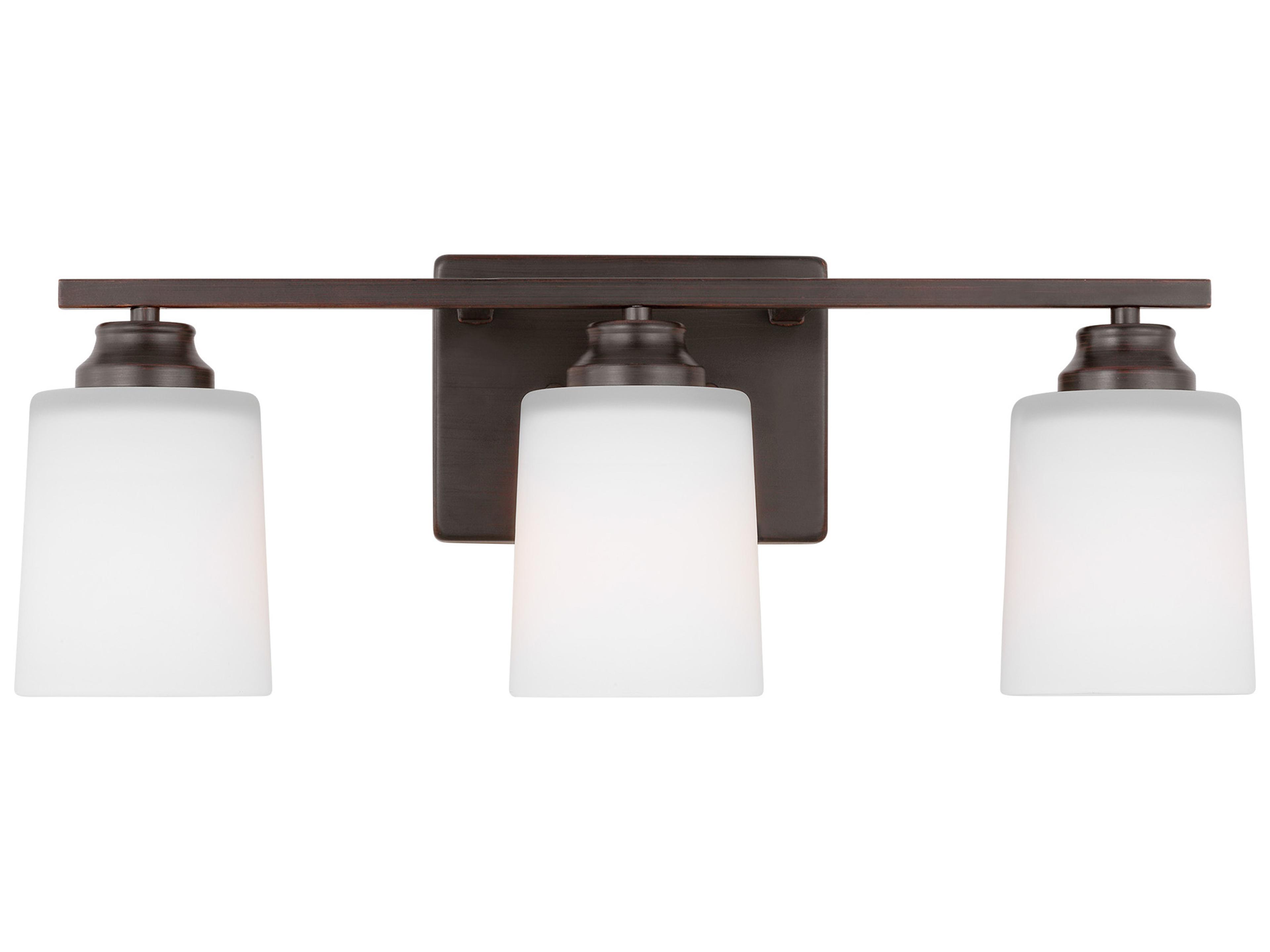 Generation Lighting Vinton 3-Light Bronze Vanity Light