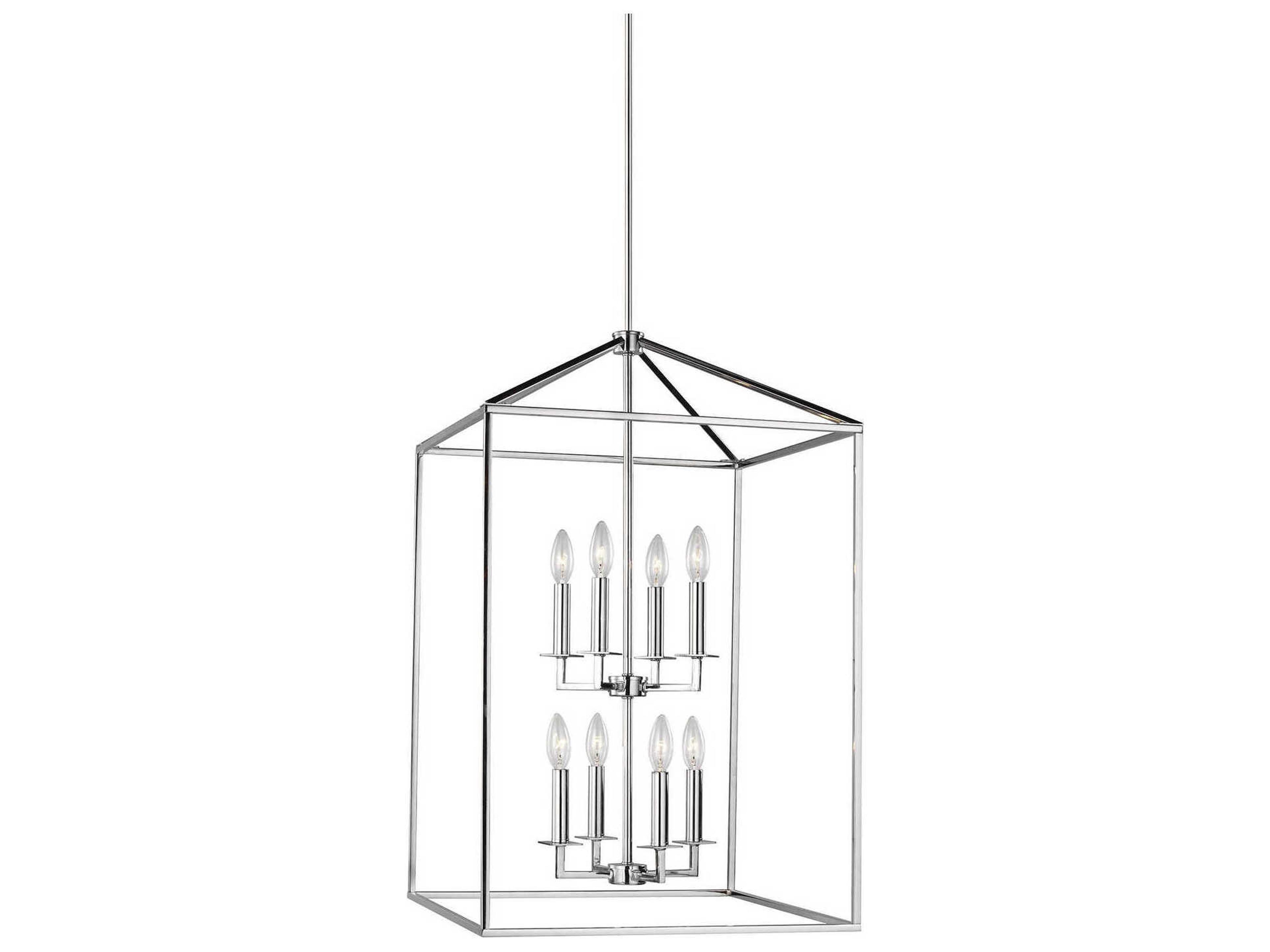 Generation Lighting Perryton 8-Light Chrome Pendant