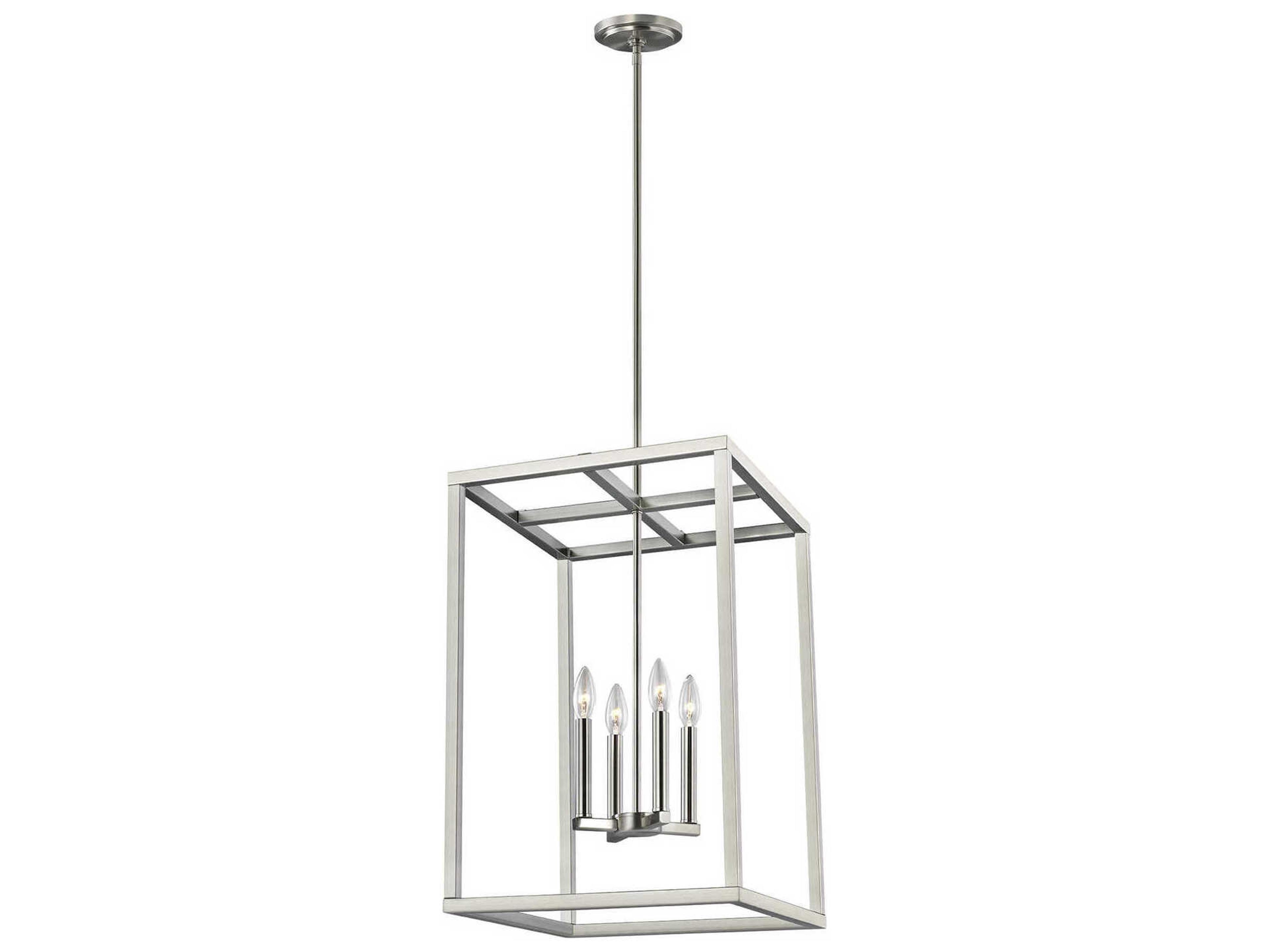 Generation Lighting Moffet Street 4-Light Brushed Nickel Pendant