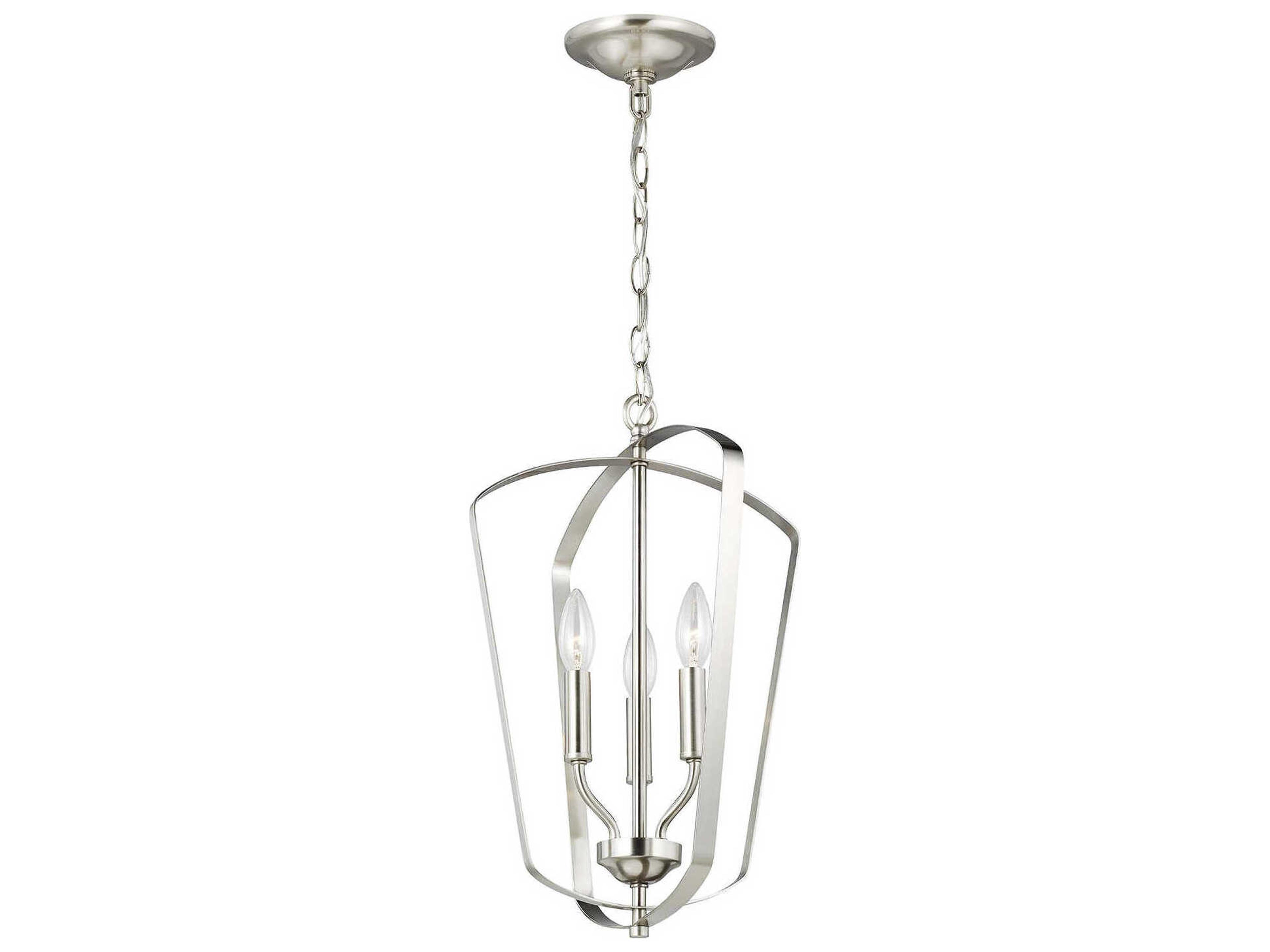 Generation Lighting Romee 3-Light Brushed Nickel Mini Pendant