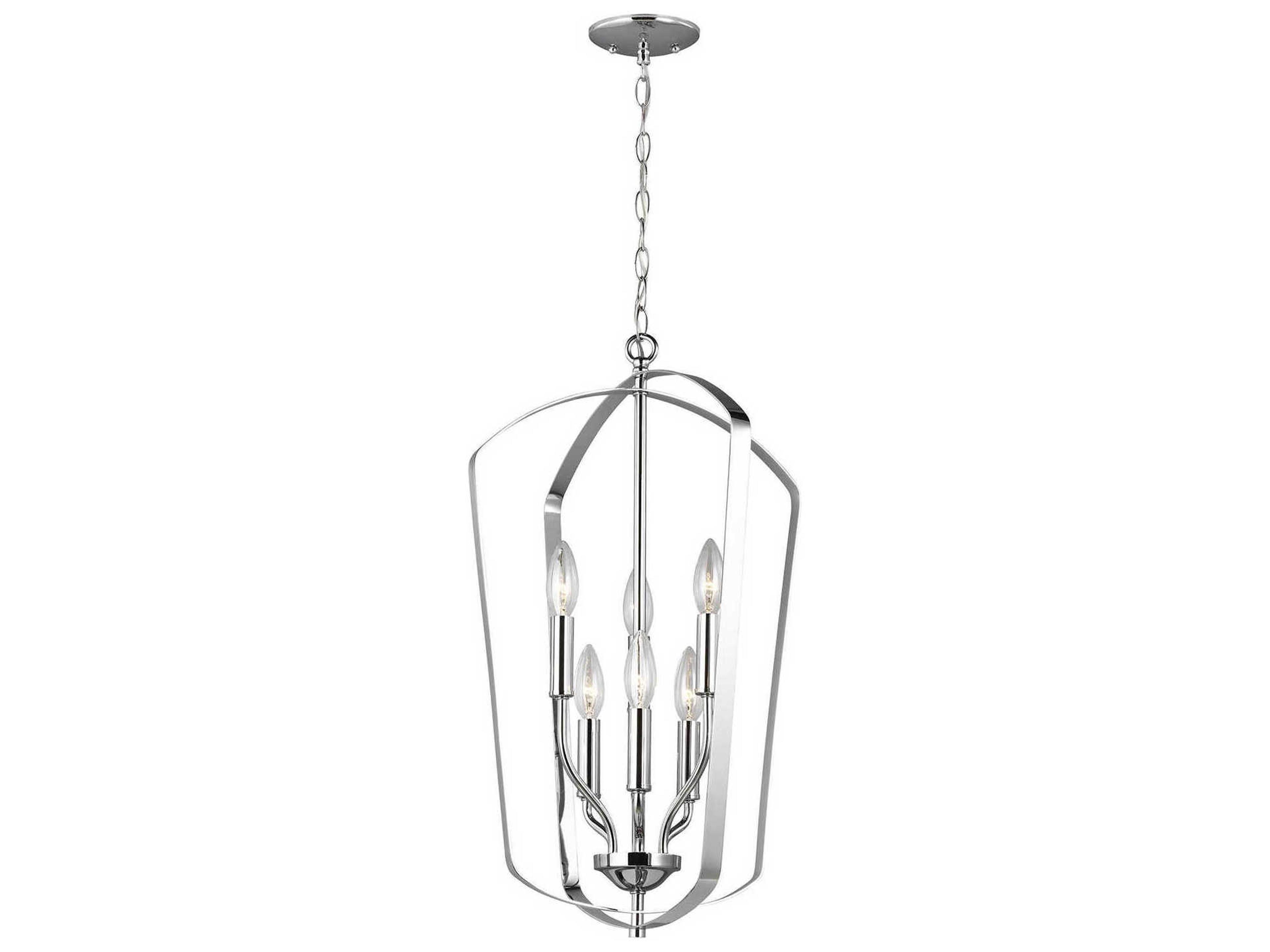 Generation Lighting Romee 6-Light Chrome Pendant