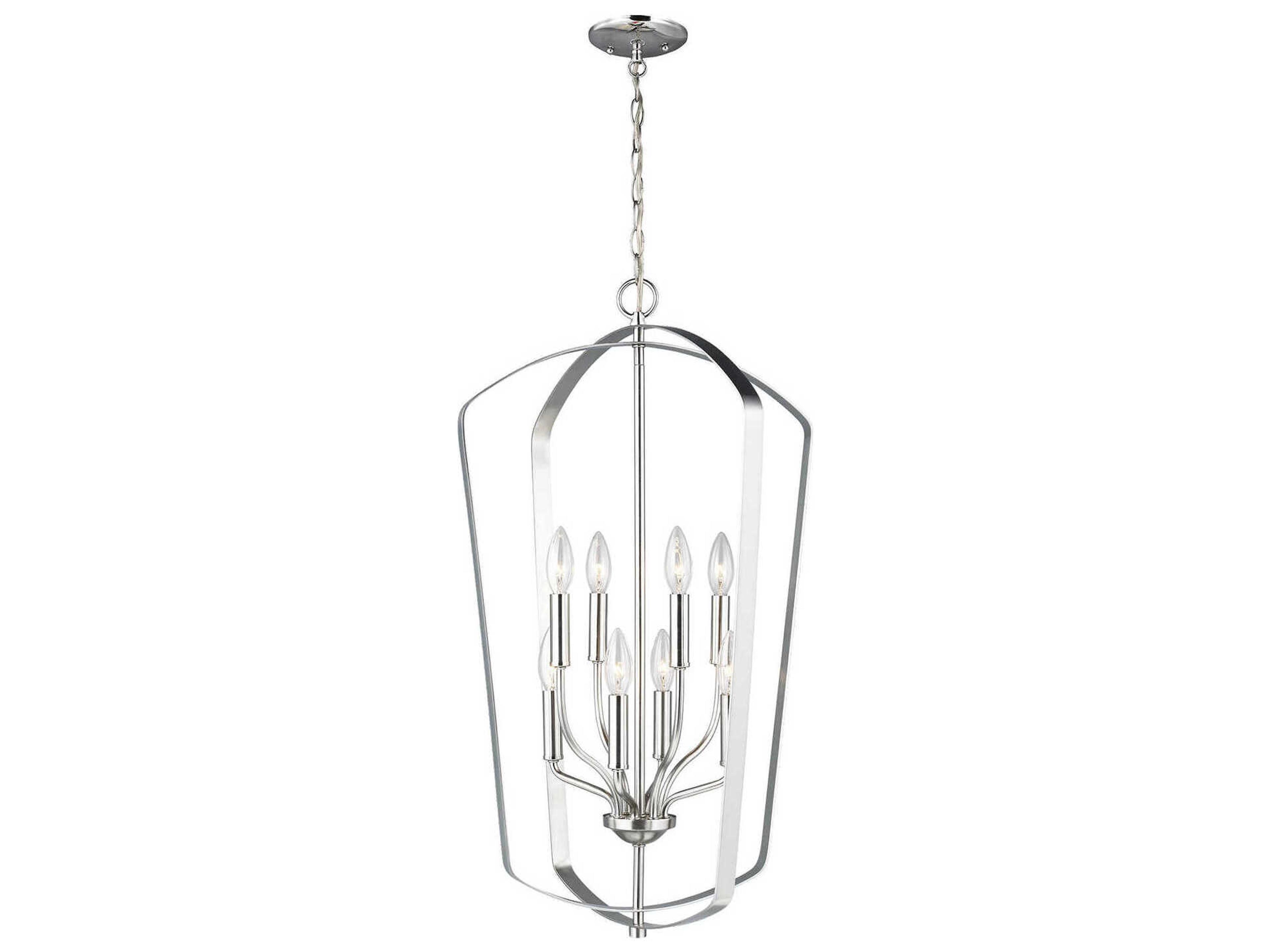Generation Lighting Romee 8-Light Brushed Nickel Pendant