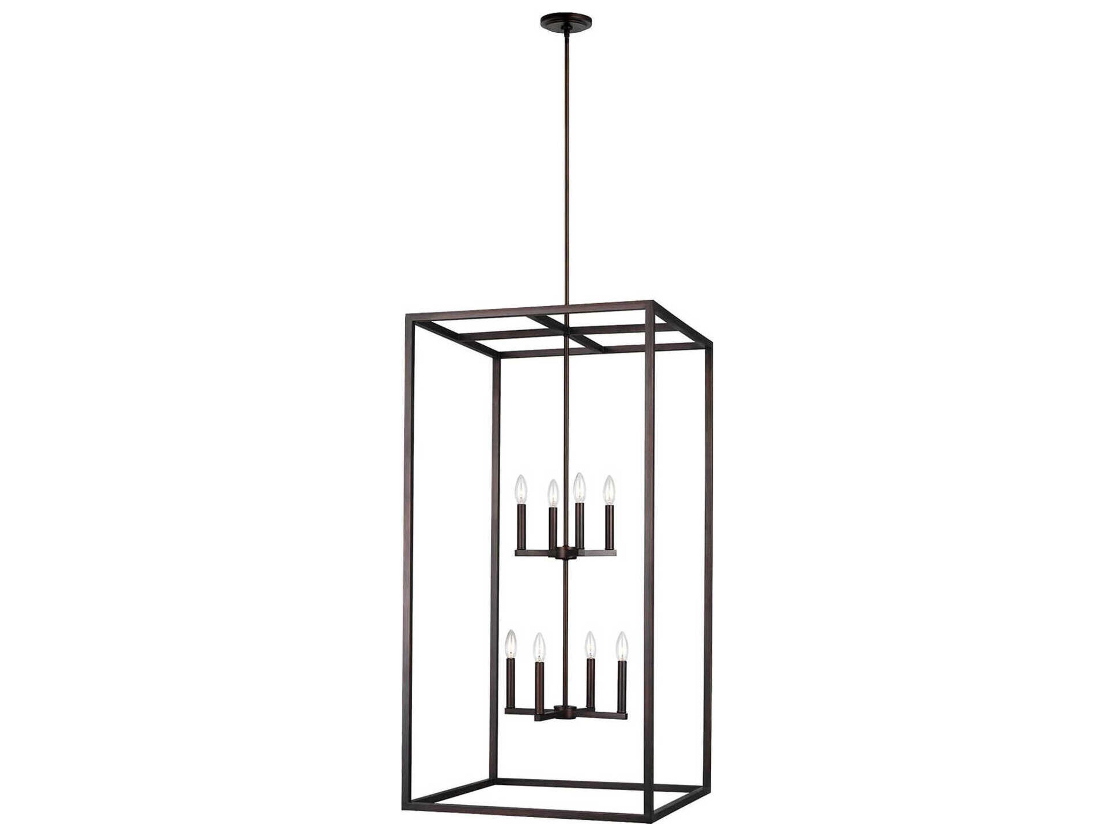 Generation Lighting Moffet Street 8-Light Bronze Pendant