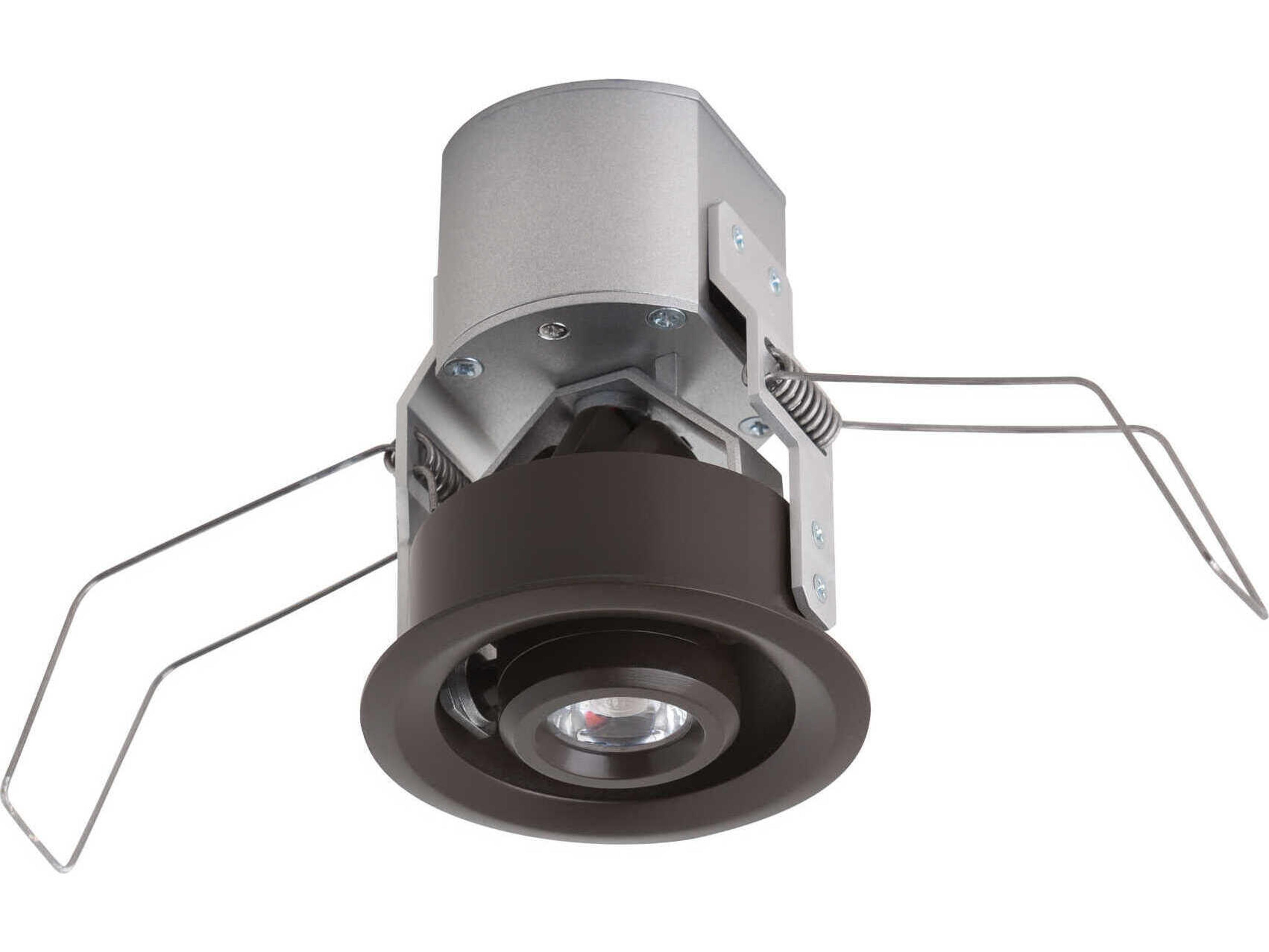 Generation Lighting Lucarne Led Niche 1-Light Painted Antique Bronze LED Round Recessed Light