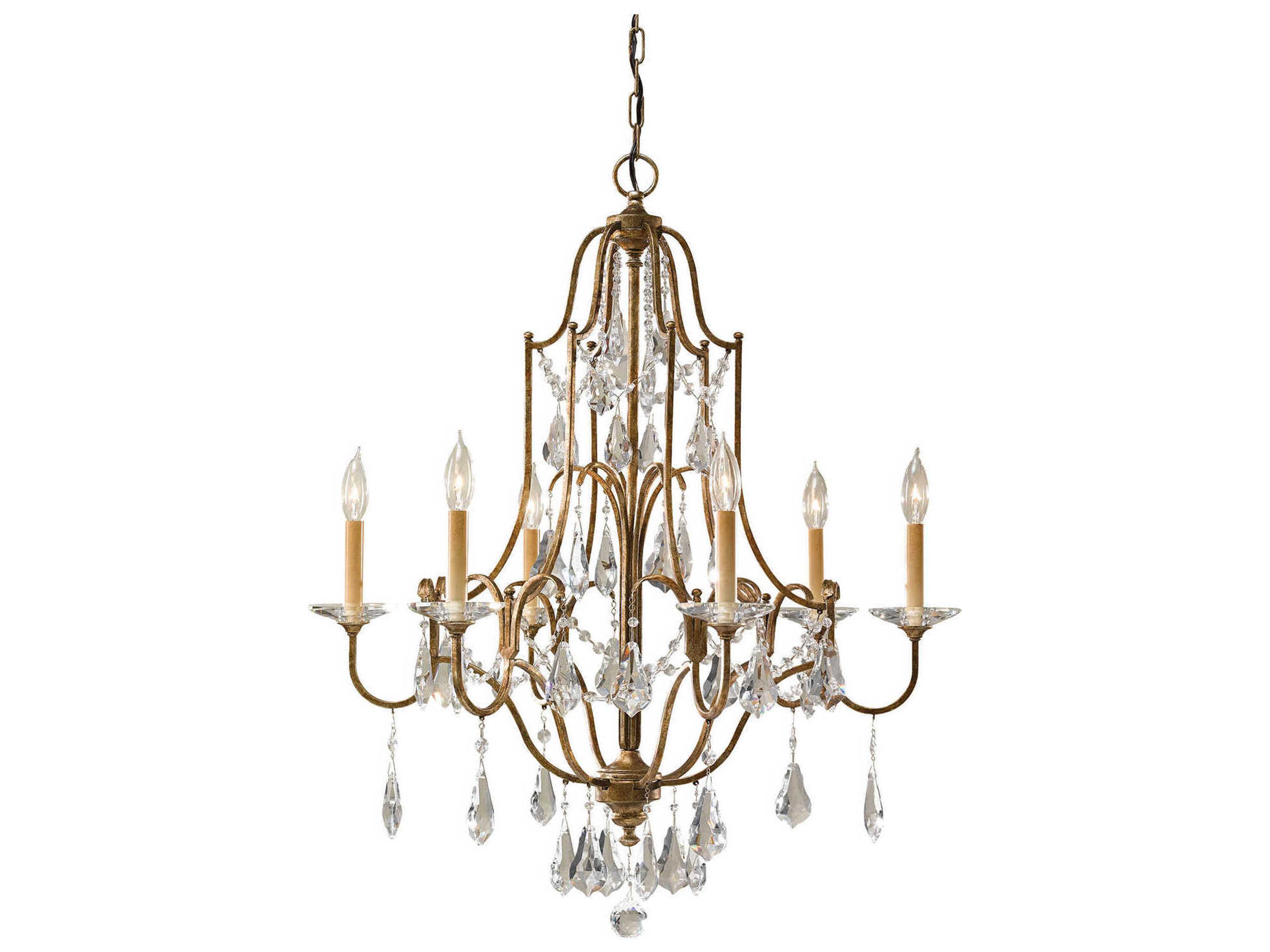 Generation Lighting Valentina 6-Light Oxidized Bronze Candelabra Chandelier